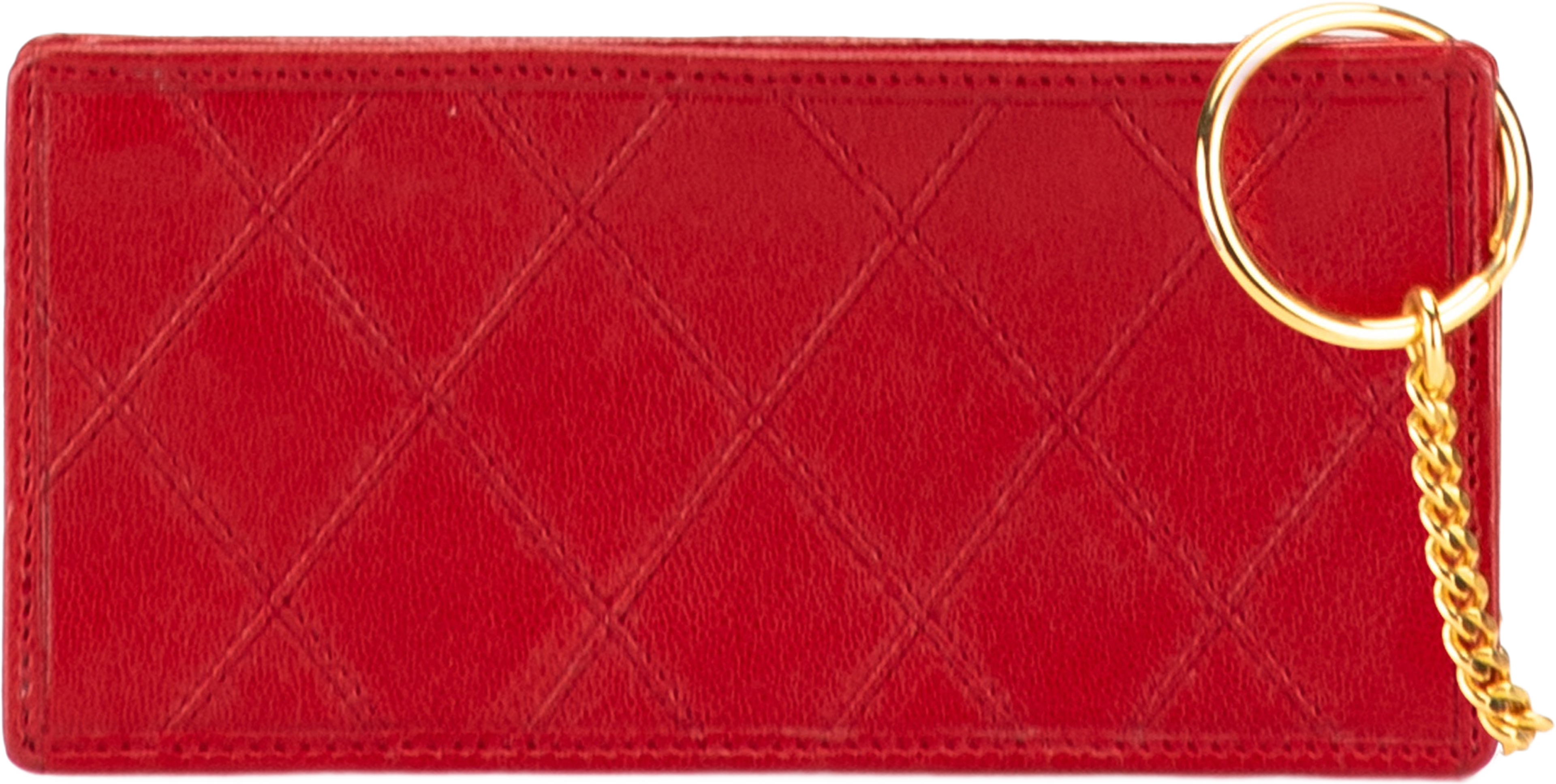 Chanel Quilted Lambskin Coin Pouch