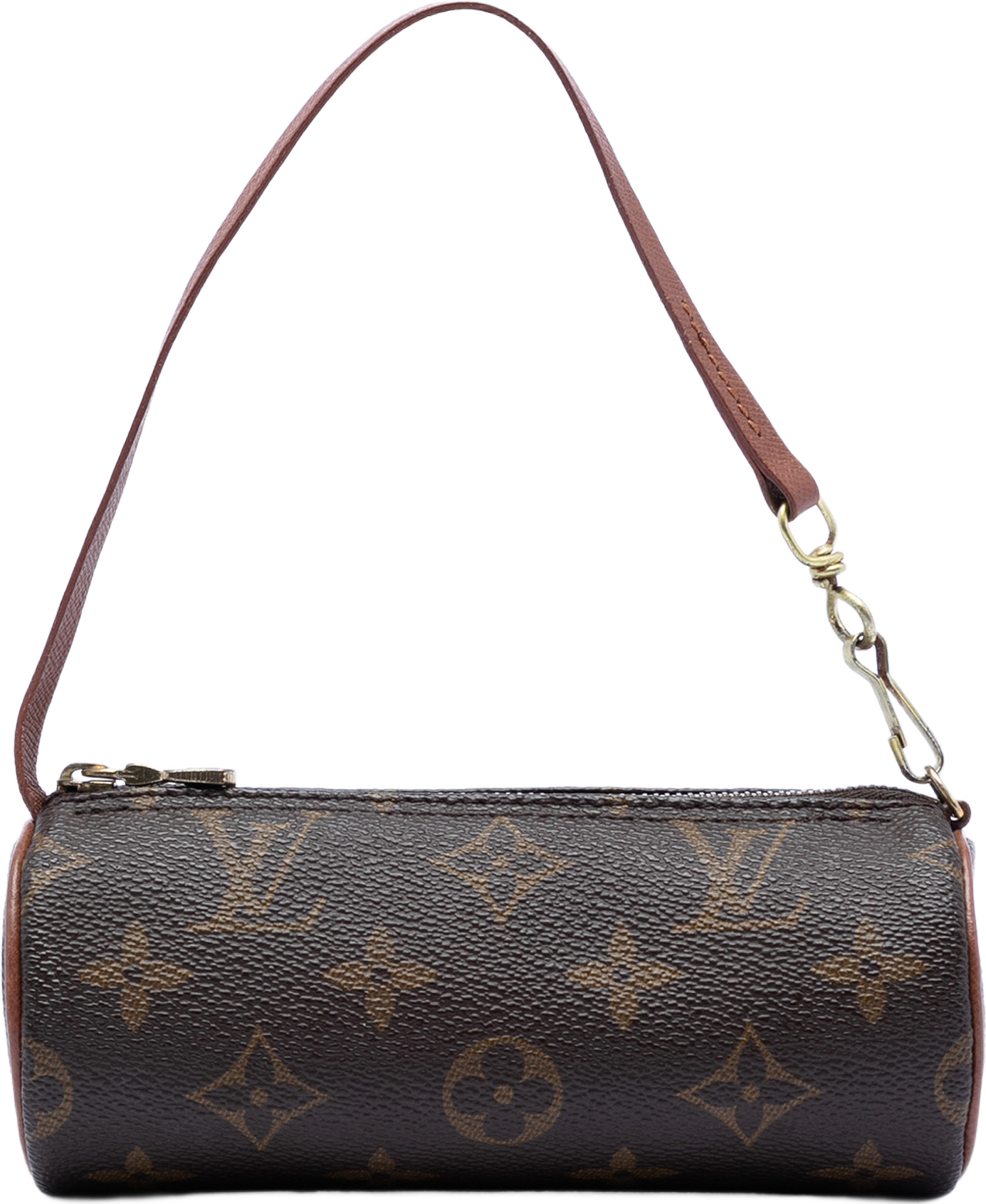 Louis Vuitton Monogram Papillon Pochette, från Luxclusif, i färgen brown. Klicka för att öppna bilden i stort format