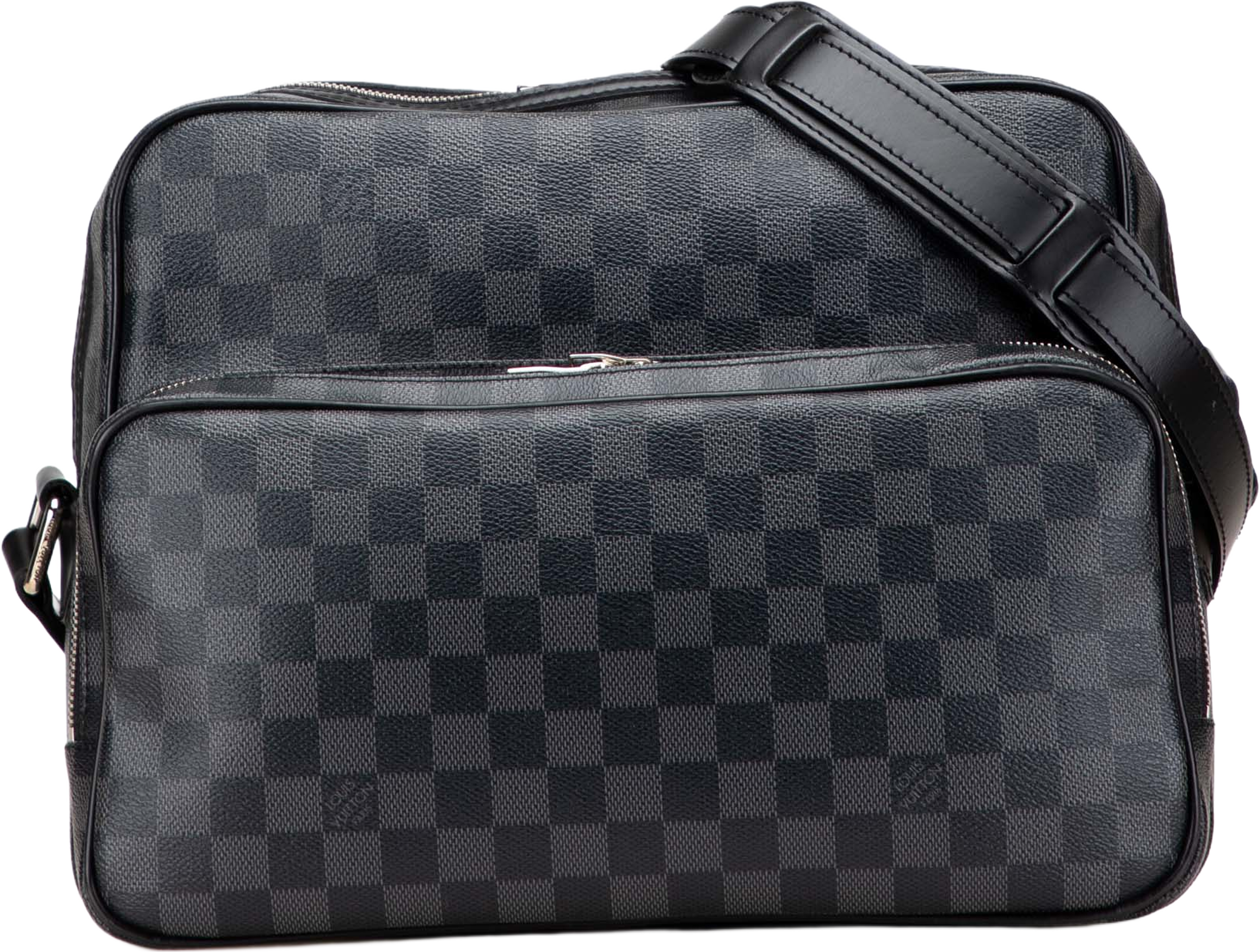 Louis Vuitton Damier Graphite Sac Leoh, från Luxclusif, i färgen black. Klicka för att öppna bilden i stort format