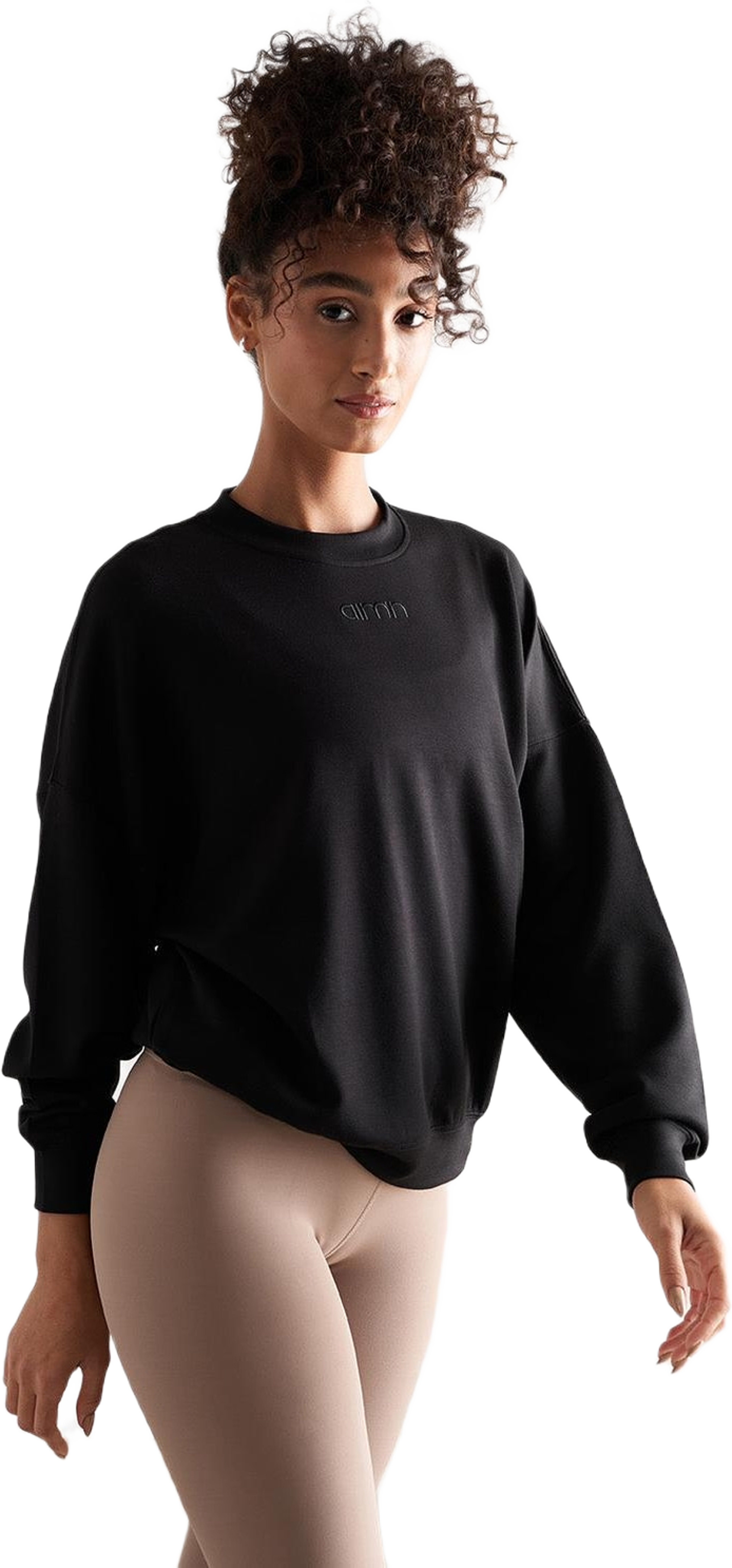 Black Comfy Modal Sweatshirt
