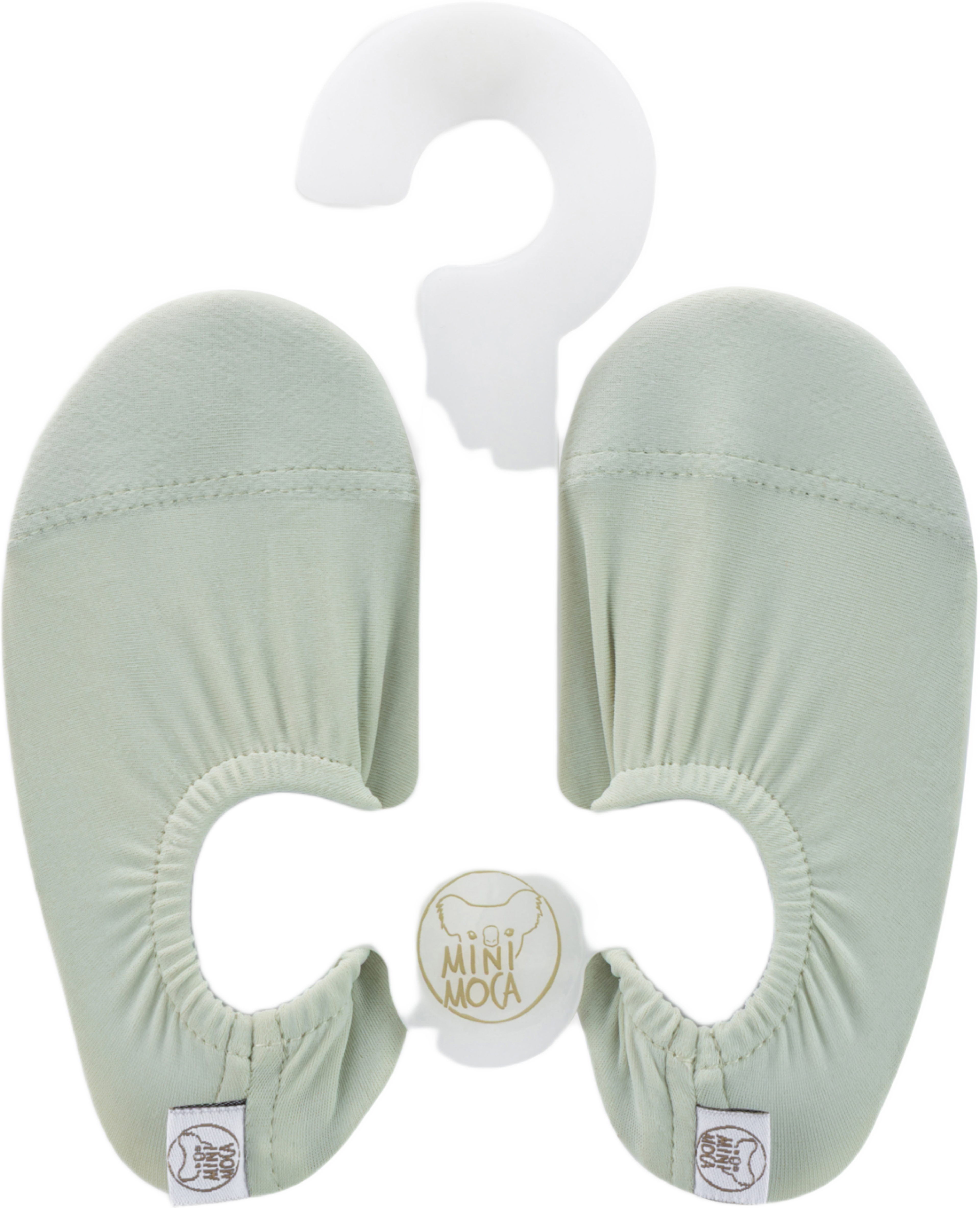 Miniaquas Badskor, från Minimoca, i färgen ljusgrön. Klicka för att öppna bilden i stort format