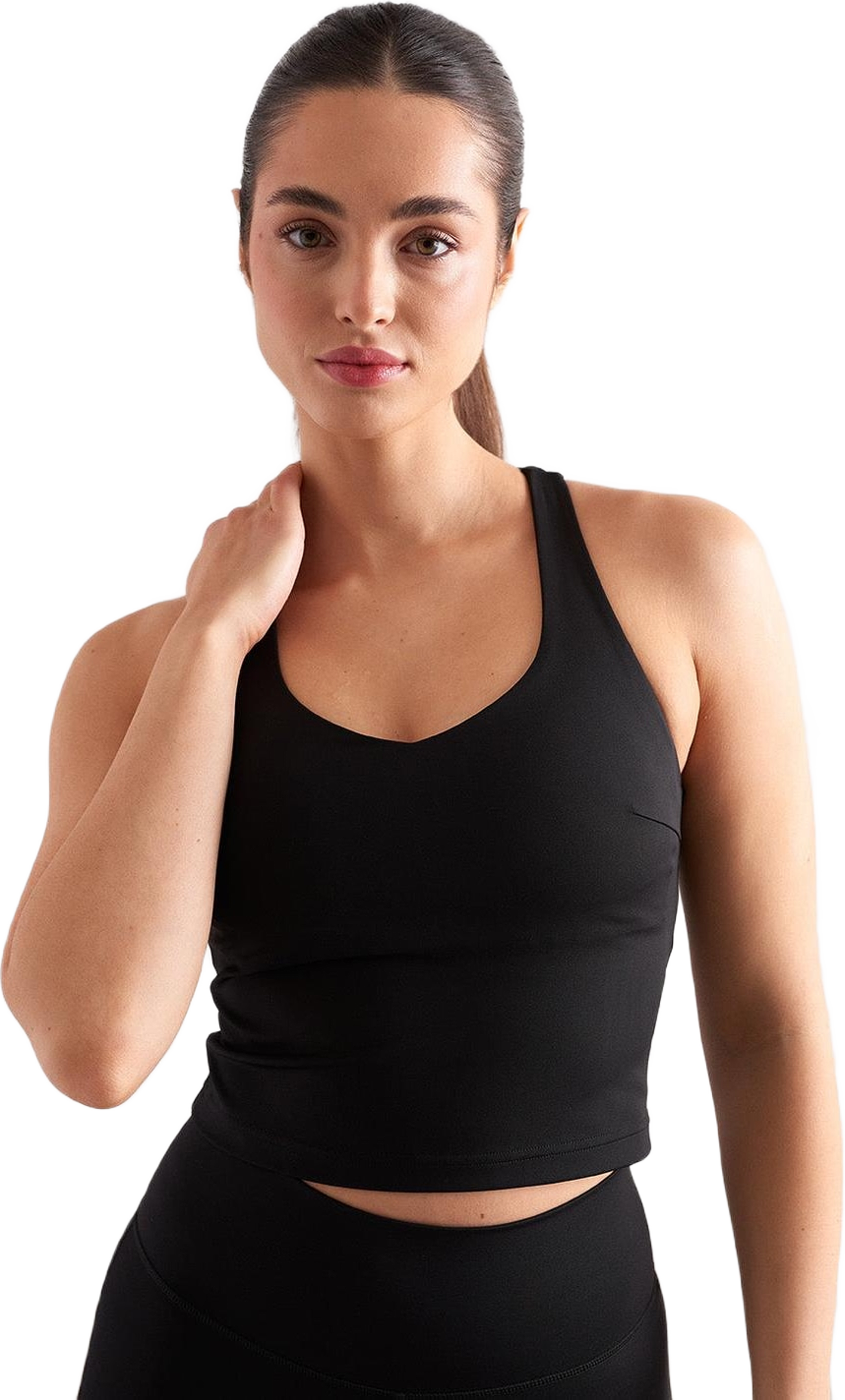 Black Sculpting Strappy Bralette