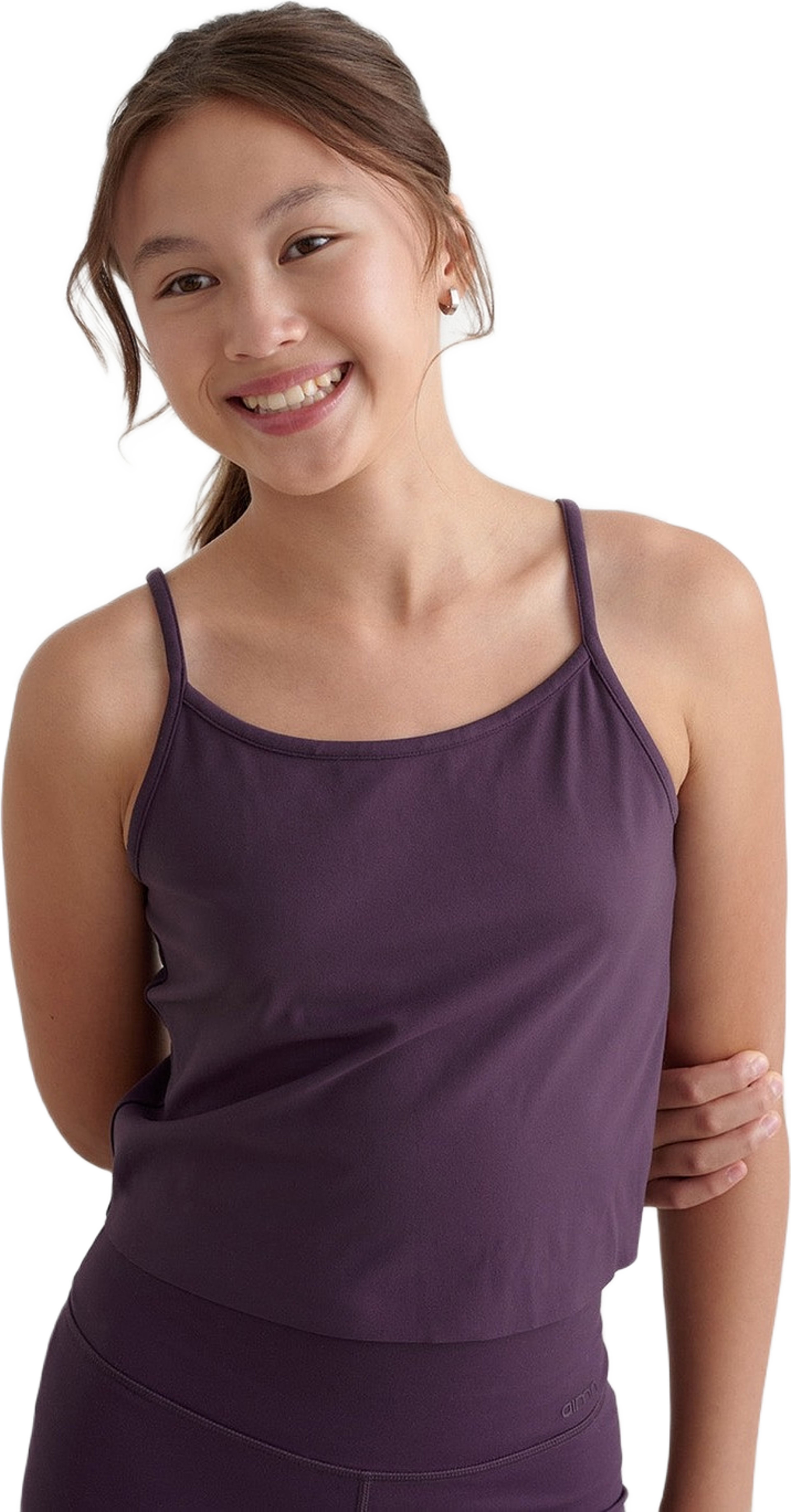 Midnight Plum Young Sense Strap Singlet