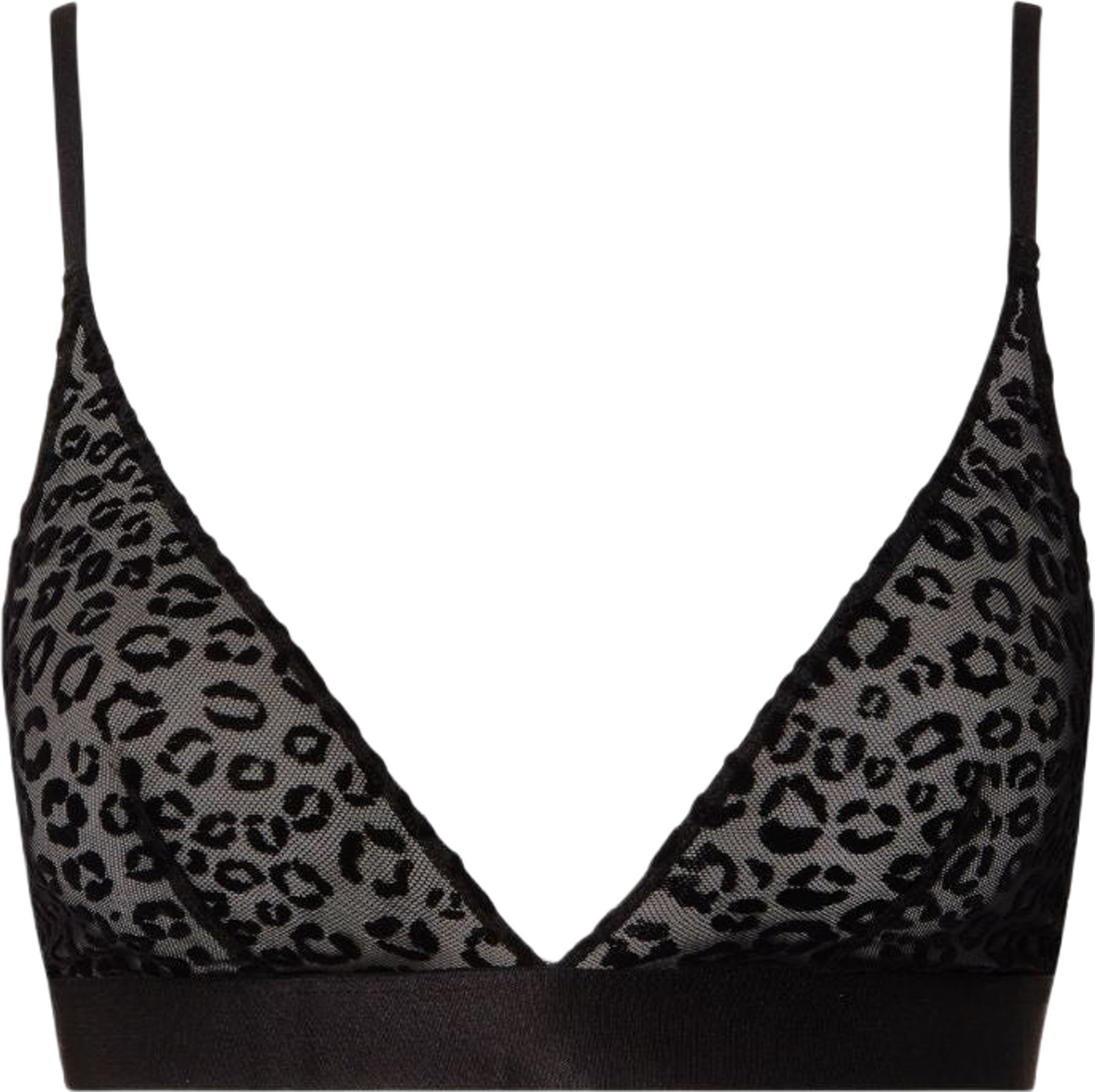 Mesh Triangle Bralette