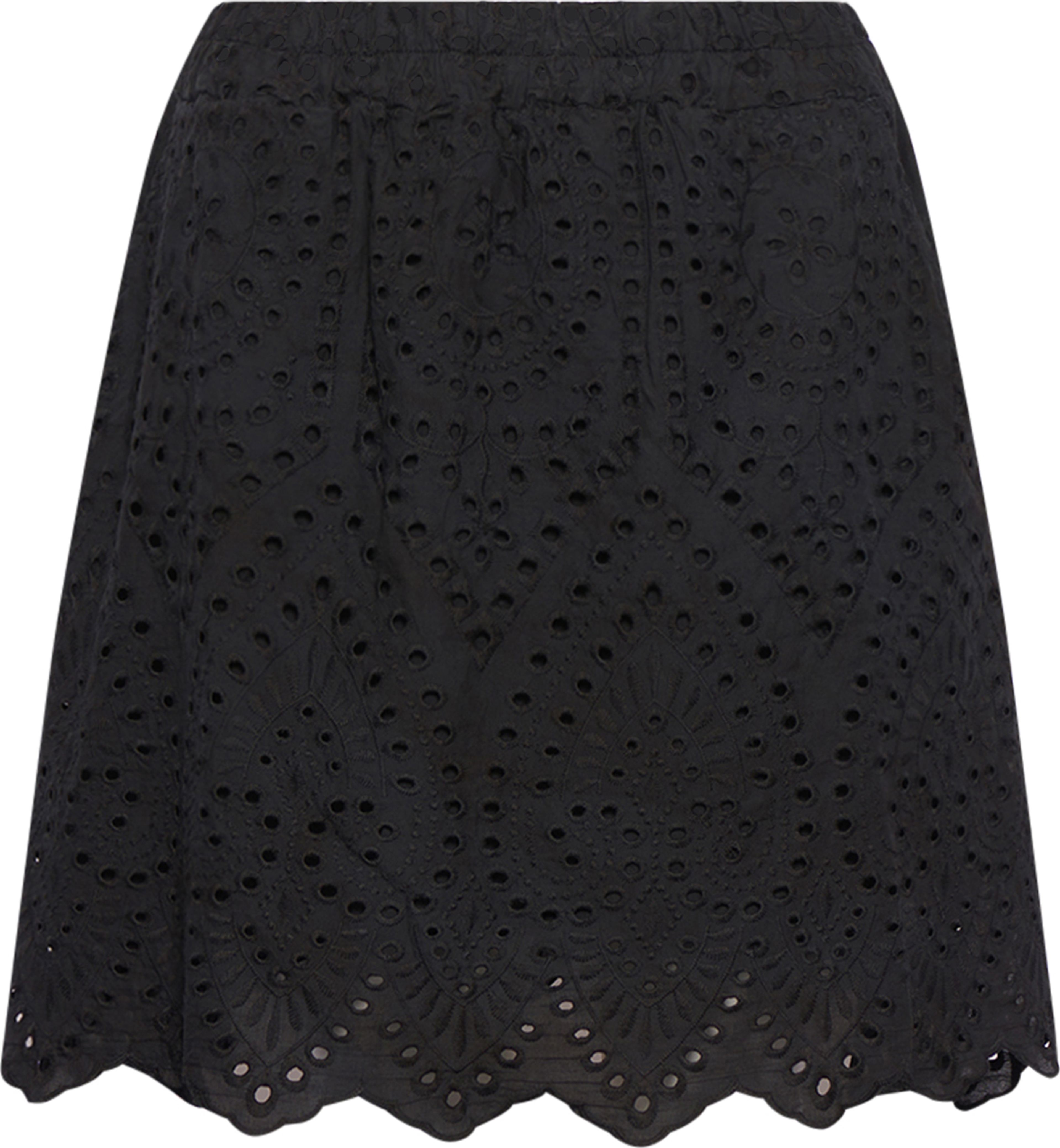 Dalia, Midi Skirt, Cotton - Black