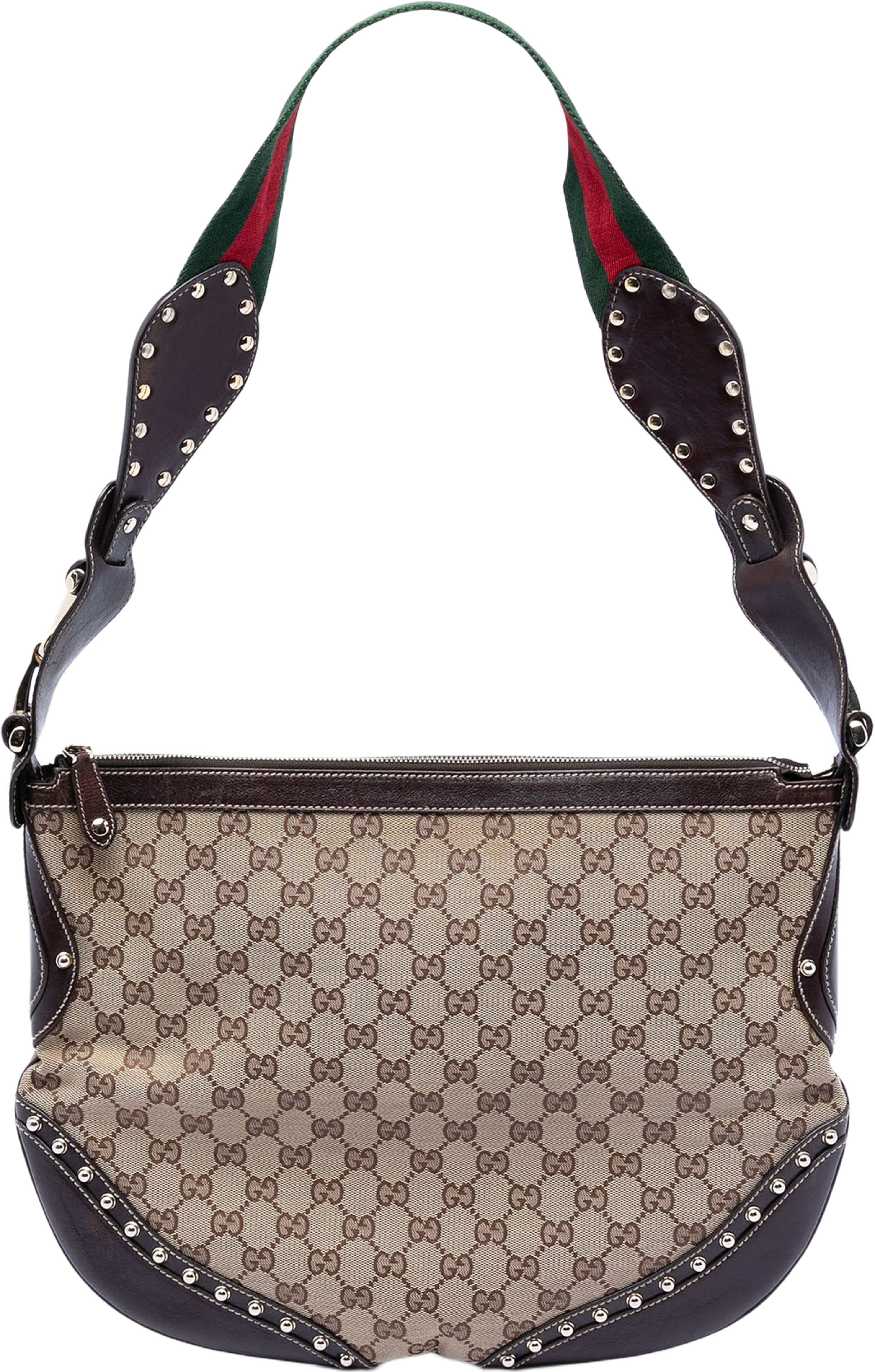 Gucci Gg Canvas Web Pelham, från Luxclusif, i färgen light brown. Klicka för att öppna bilden i stort format