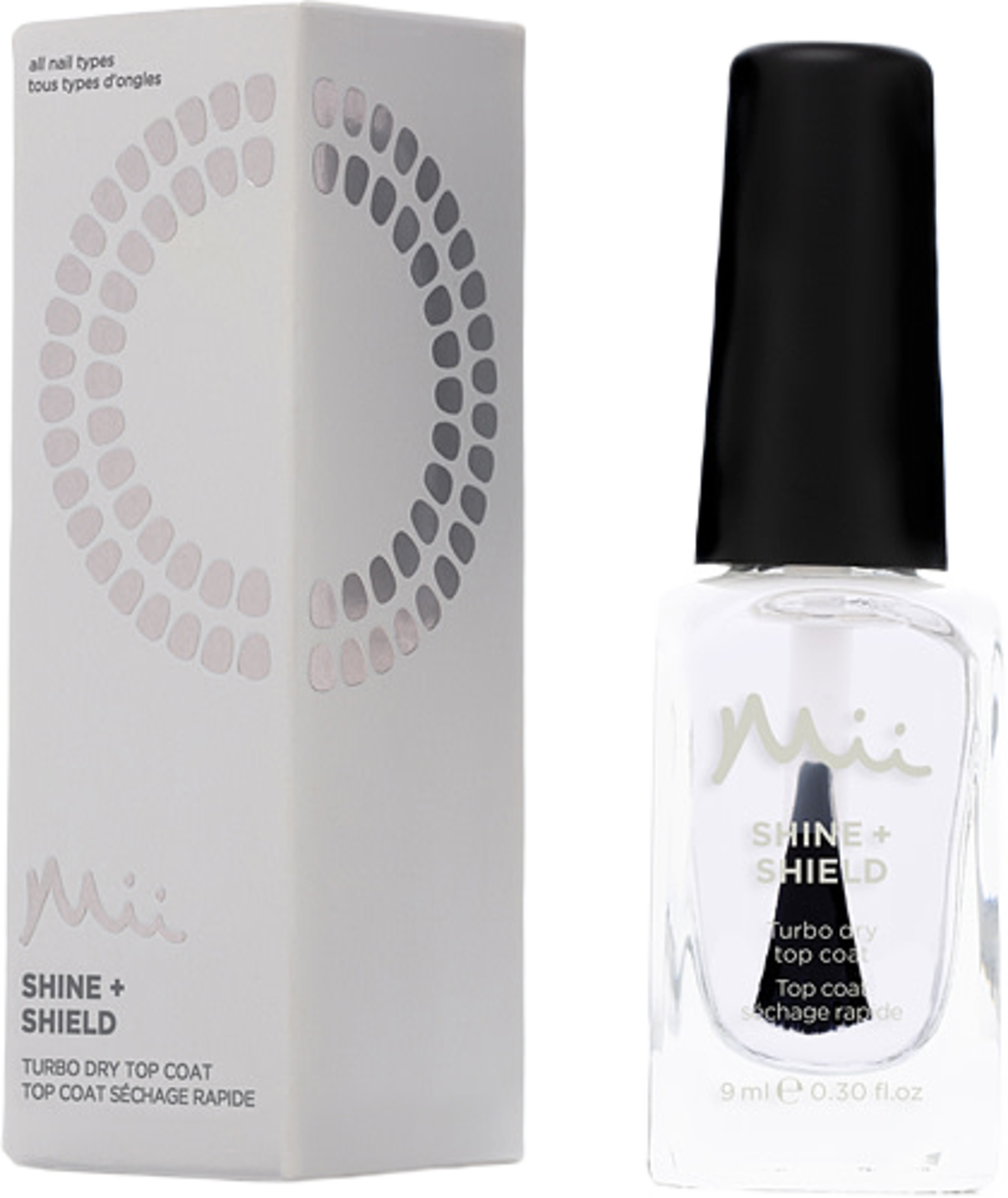Shine + Shield Turbo Dry Top Coat, 9 Ml