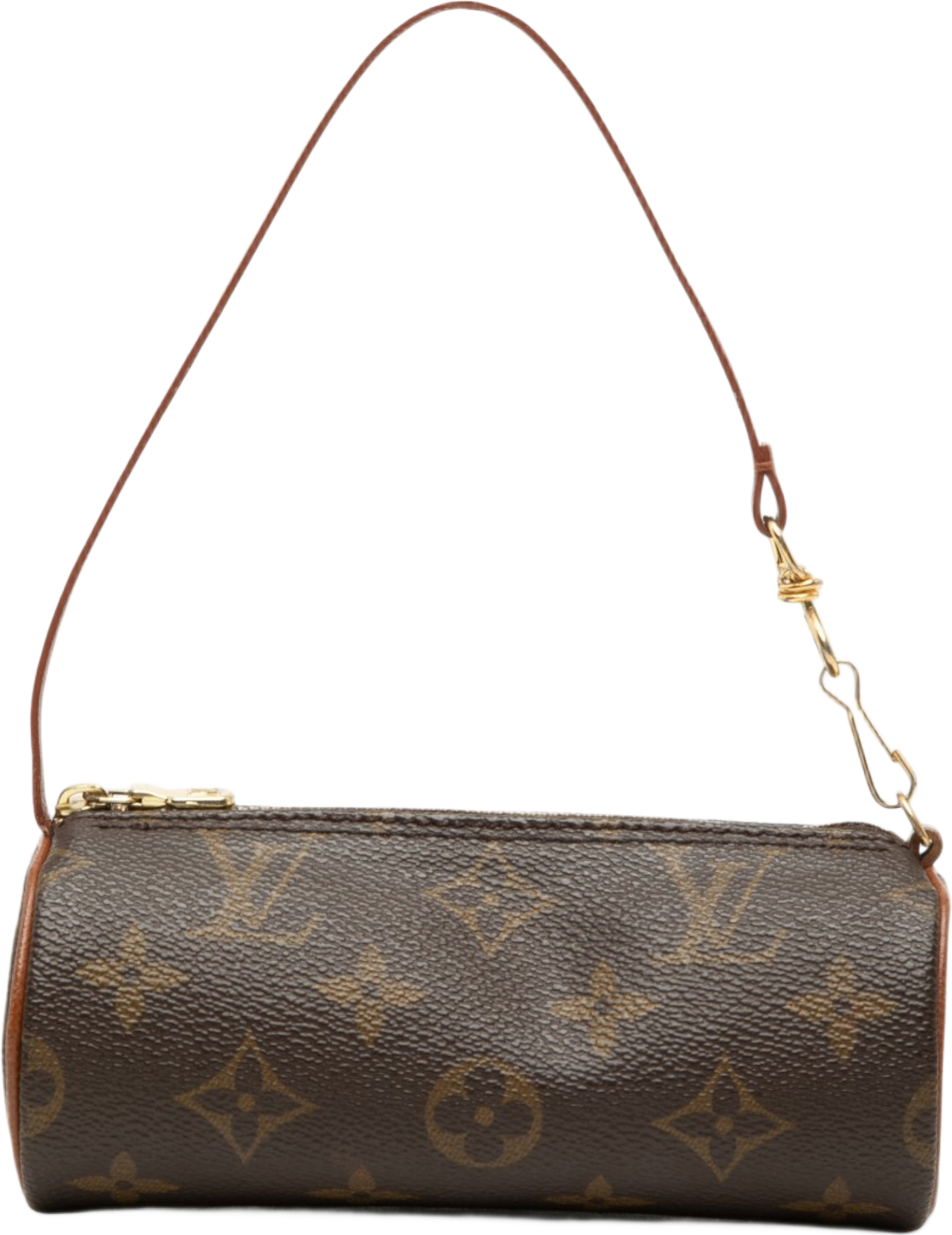 Louis Vuitton Monogram Papillon Pochette, från Luxclusif, i färgen brun. Klicka för att öppna bilden i stort format