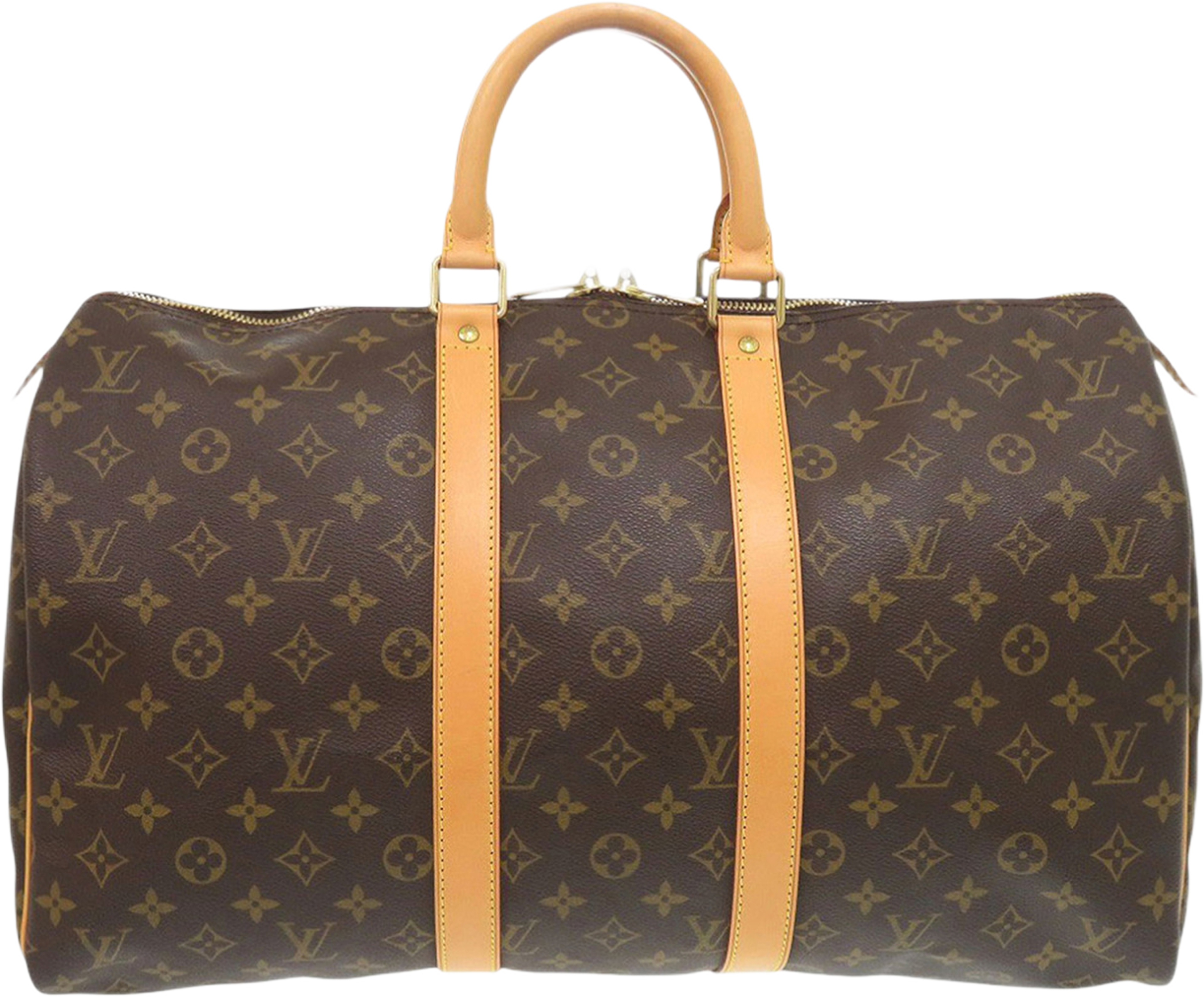 Louis Vuitton Monogram Keepall 45, från Luxclusif, i färgen brown. Klicka för att öppna bilden i stort format
