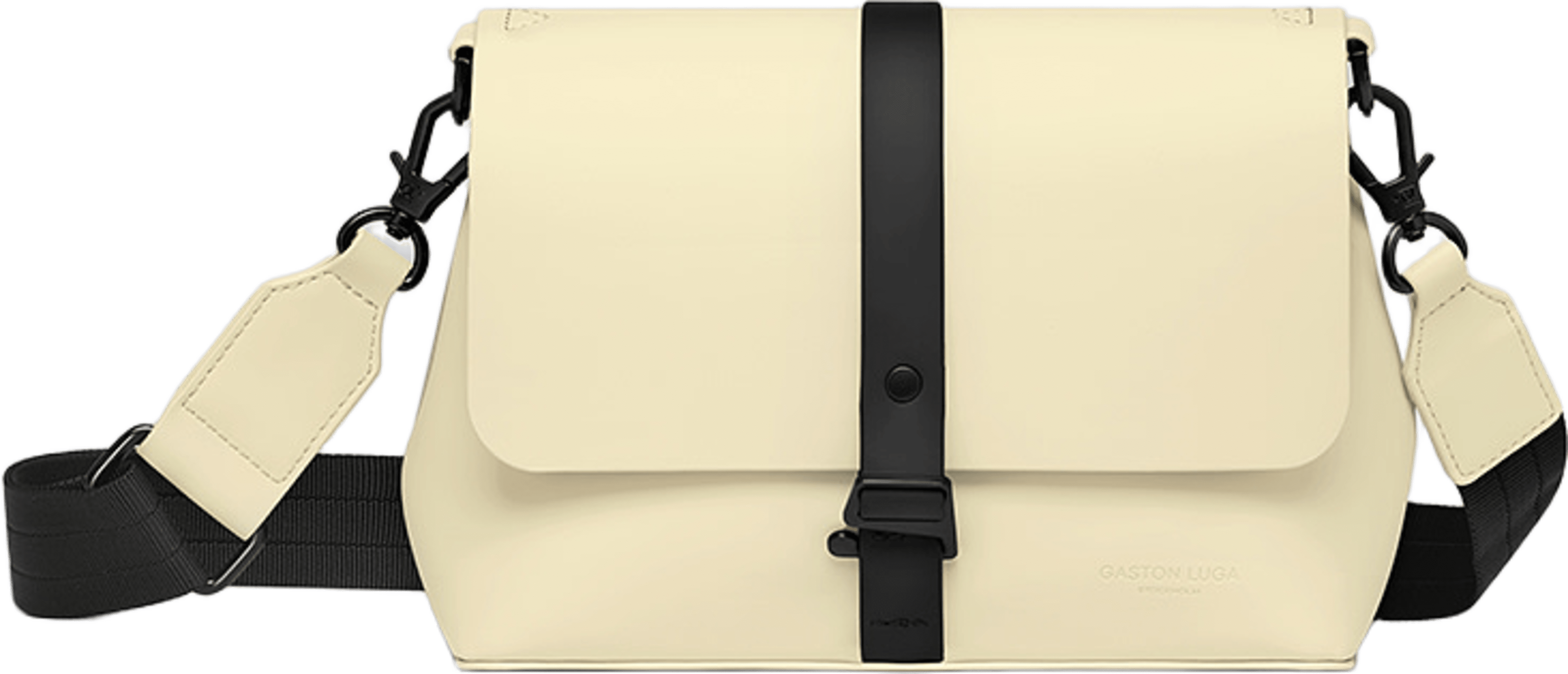 Spläsh Crossbody Bag, från Gaston Luga, i färgen lemonade. Klicka för att öppna bilden i stort format