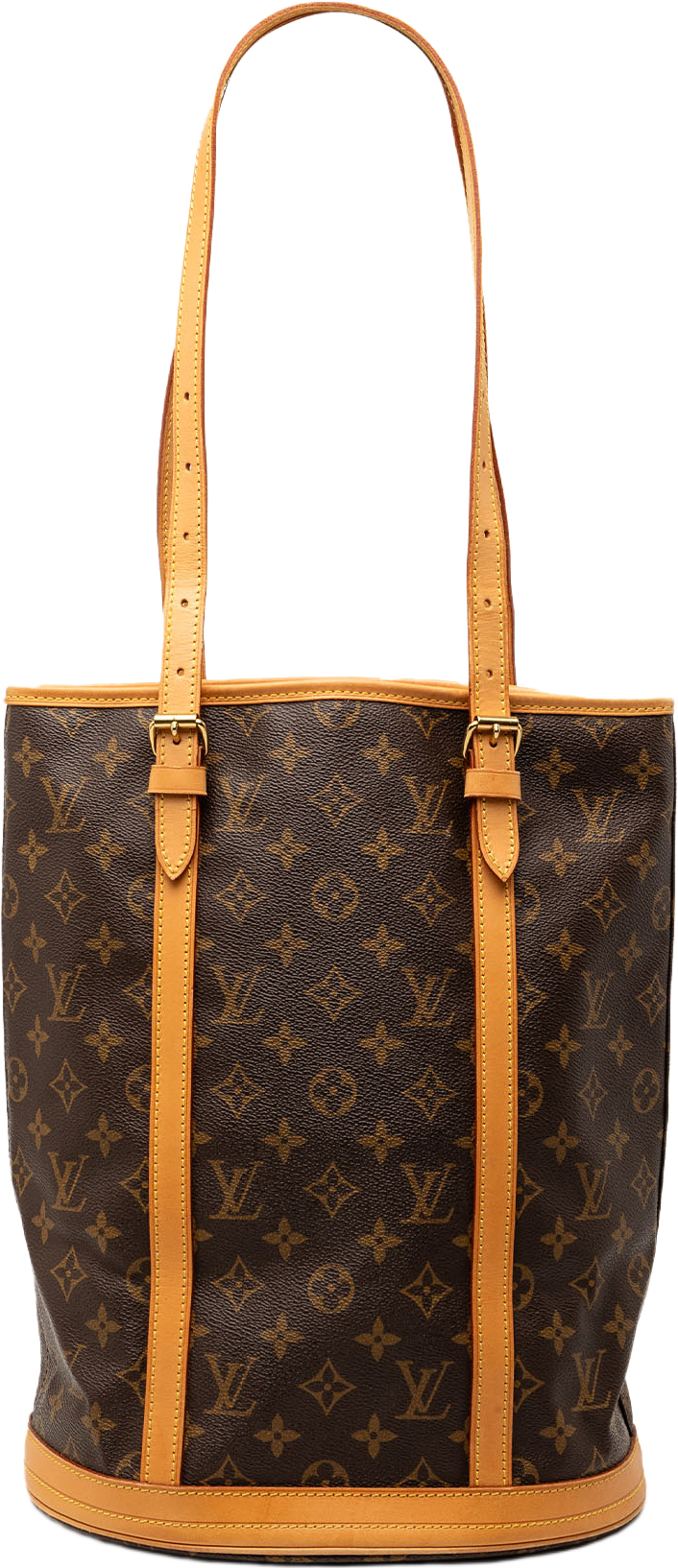 Louis Vuitton Monogram Bucket Gm, från Luxclusif, i färgen brown. Klicka för att öppna bilden i stort format