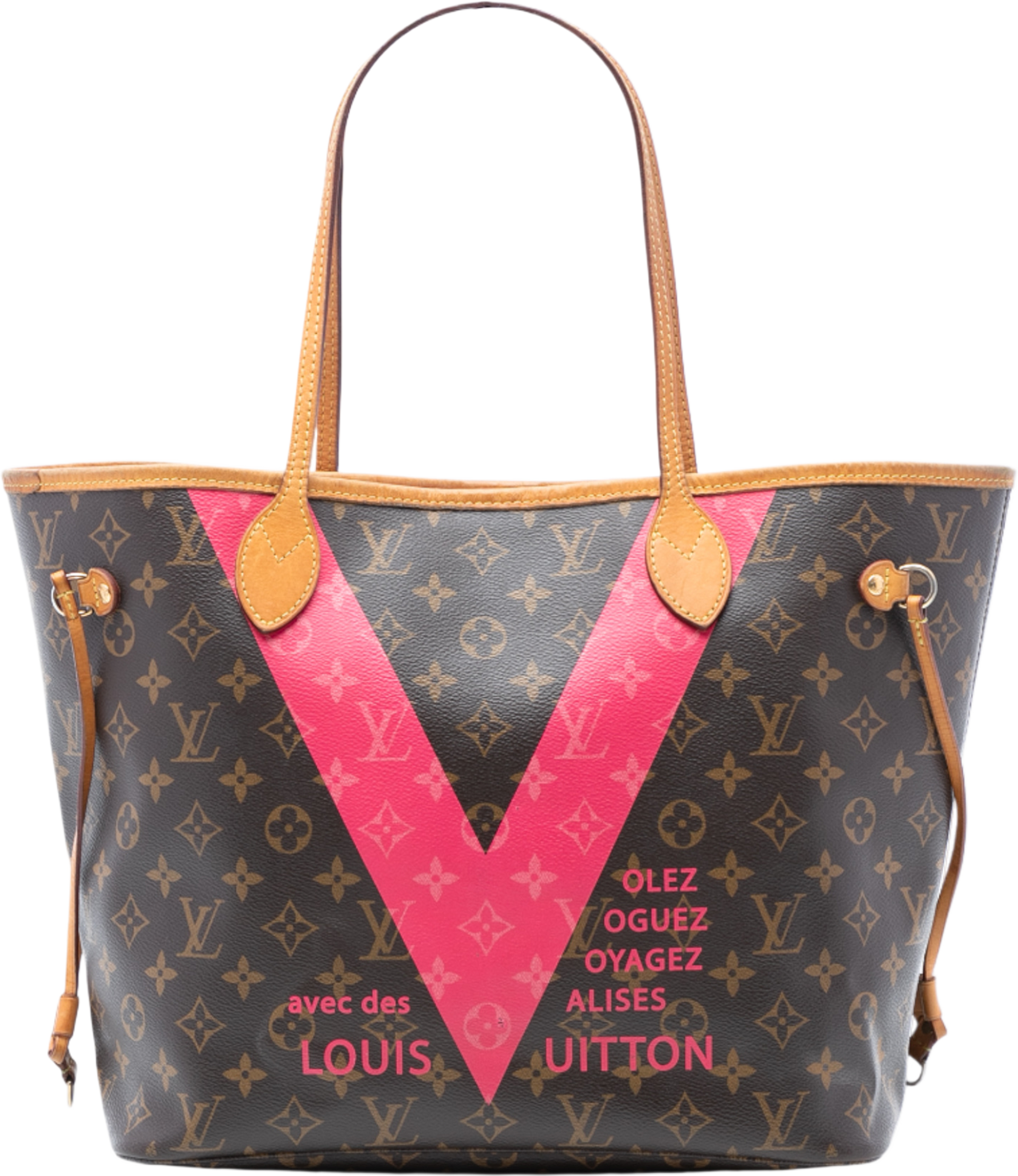 Louis Vuitton Monogram V Neverfull Mm, från Luxclusif, i färgen brown. Klicka för att öppna bilden i stort format