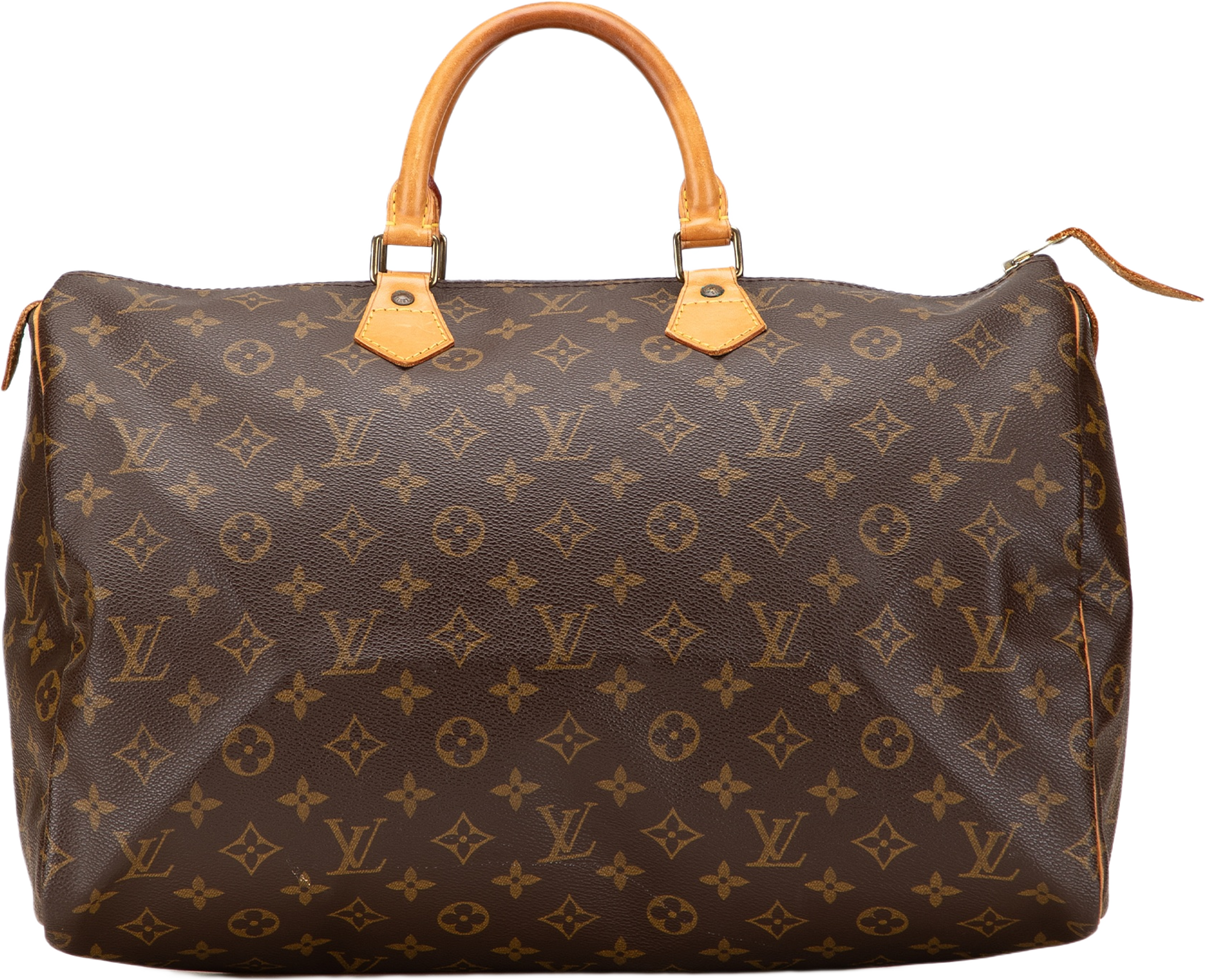 Louis Vuitton Monogram Speedy 40, från Luxclusif, i färgen brown. Klicka för att öppna bilden i stort format