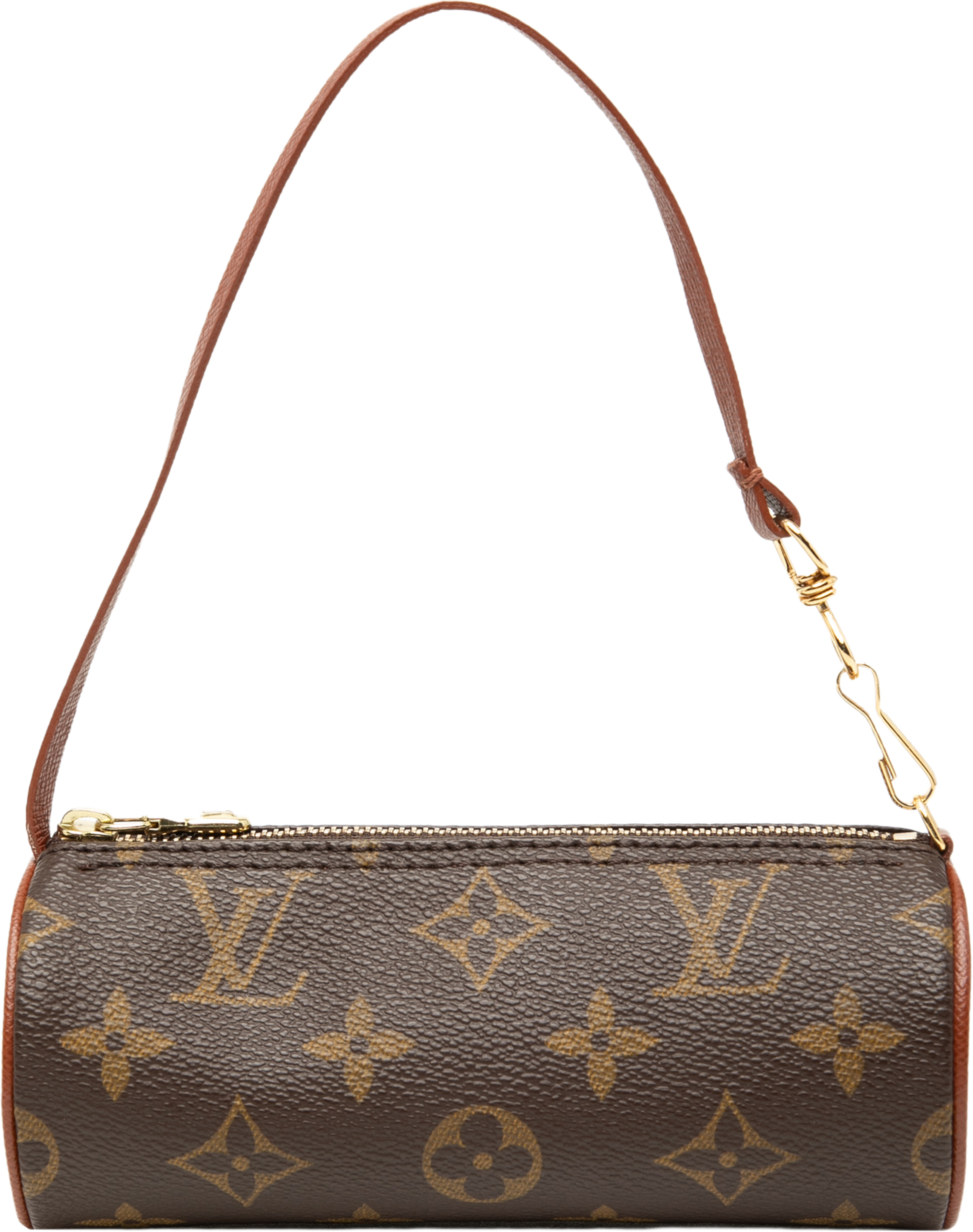 Louis Vuitton Monogram Papillon Pochette, från Luxclusif, i färgen brown. Klicka för att öppna bilden i stort format