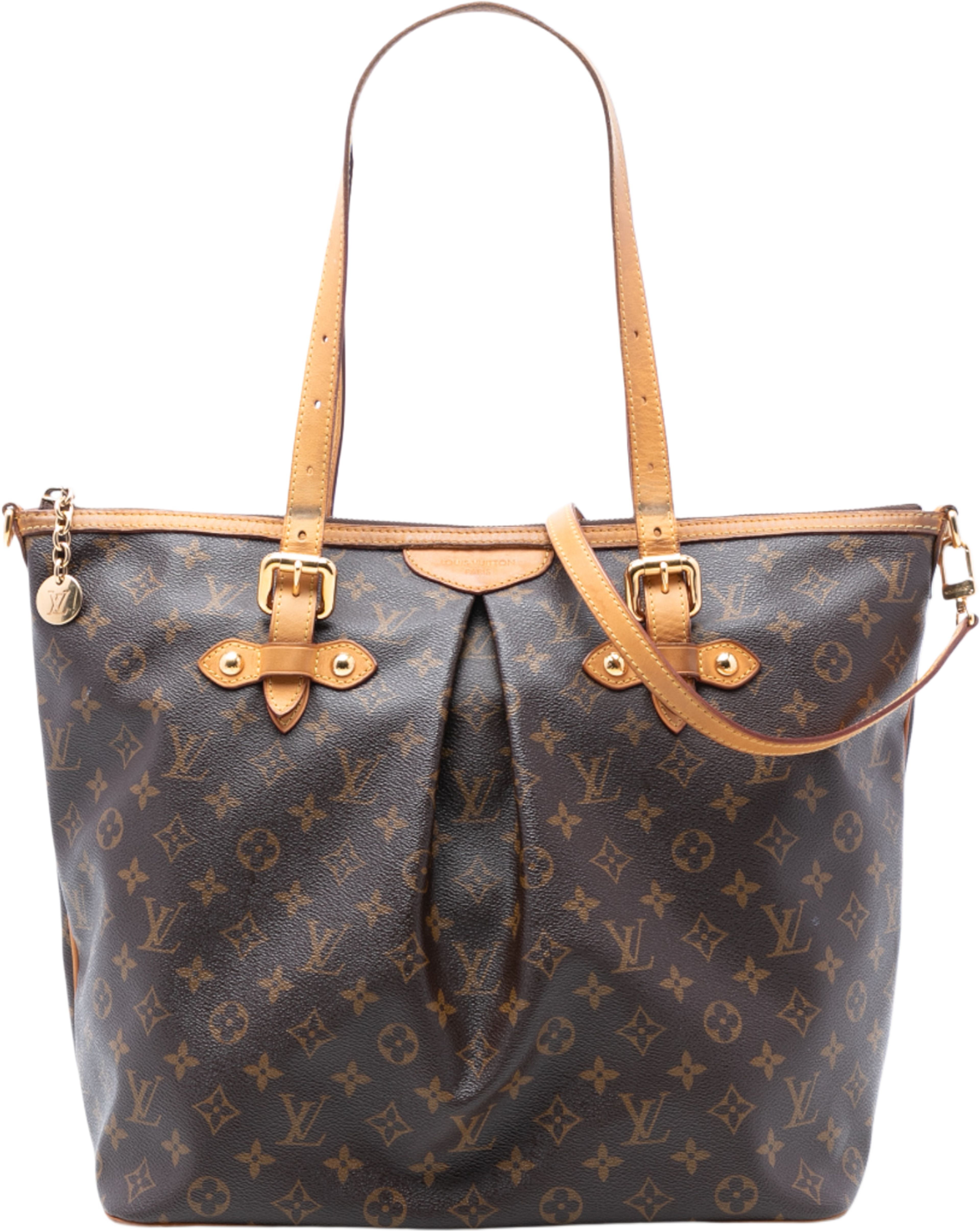Louis Vuitton Monogram Palermo Gm, från Luxclusif, i färgen brown. Klicka för att öppna bilden i stort format