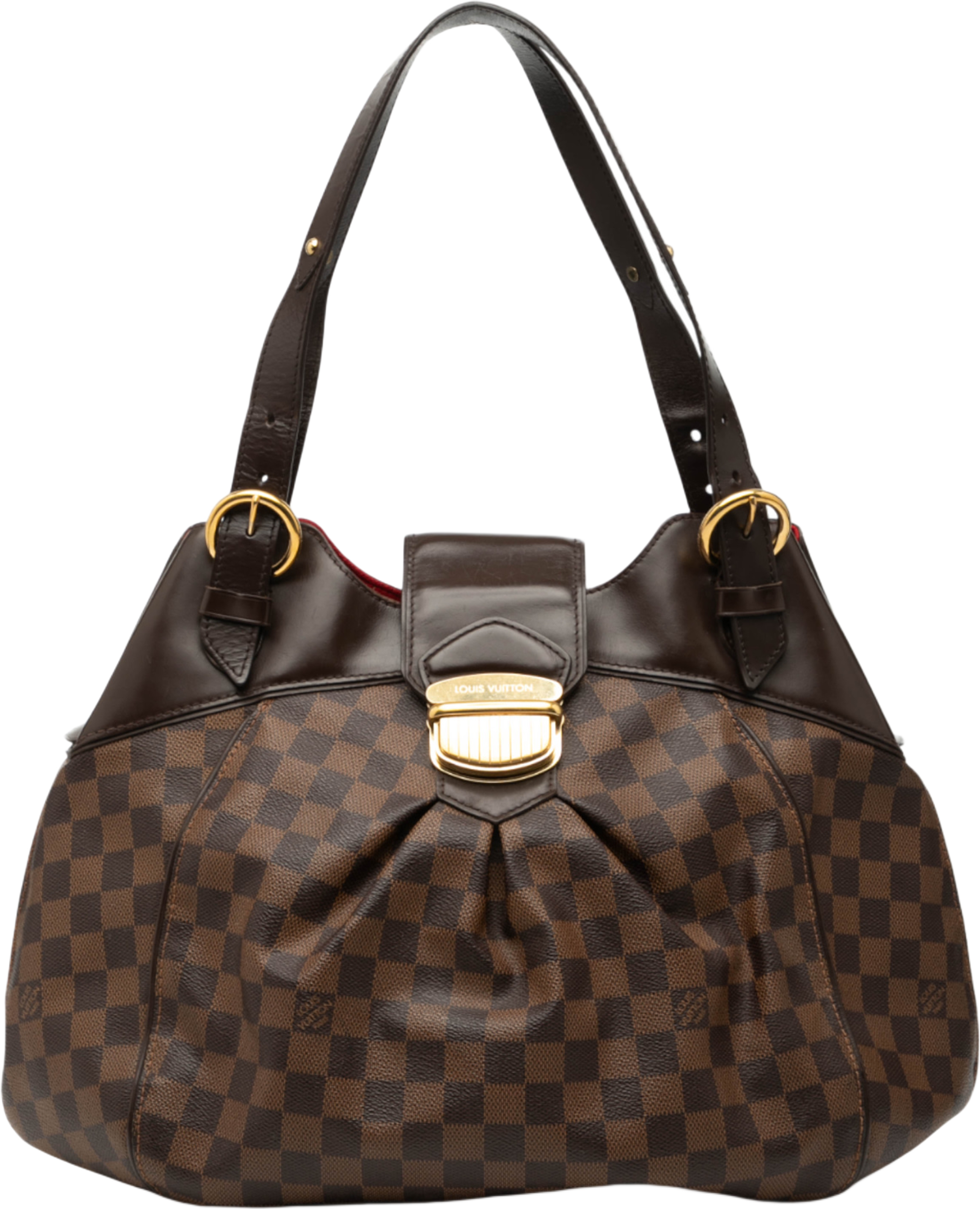 Louis Vuitton Damier Ebene Sistina Gm, från Luxclusif, i färgen brown. Klicka för att öppna bilden i stort format