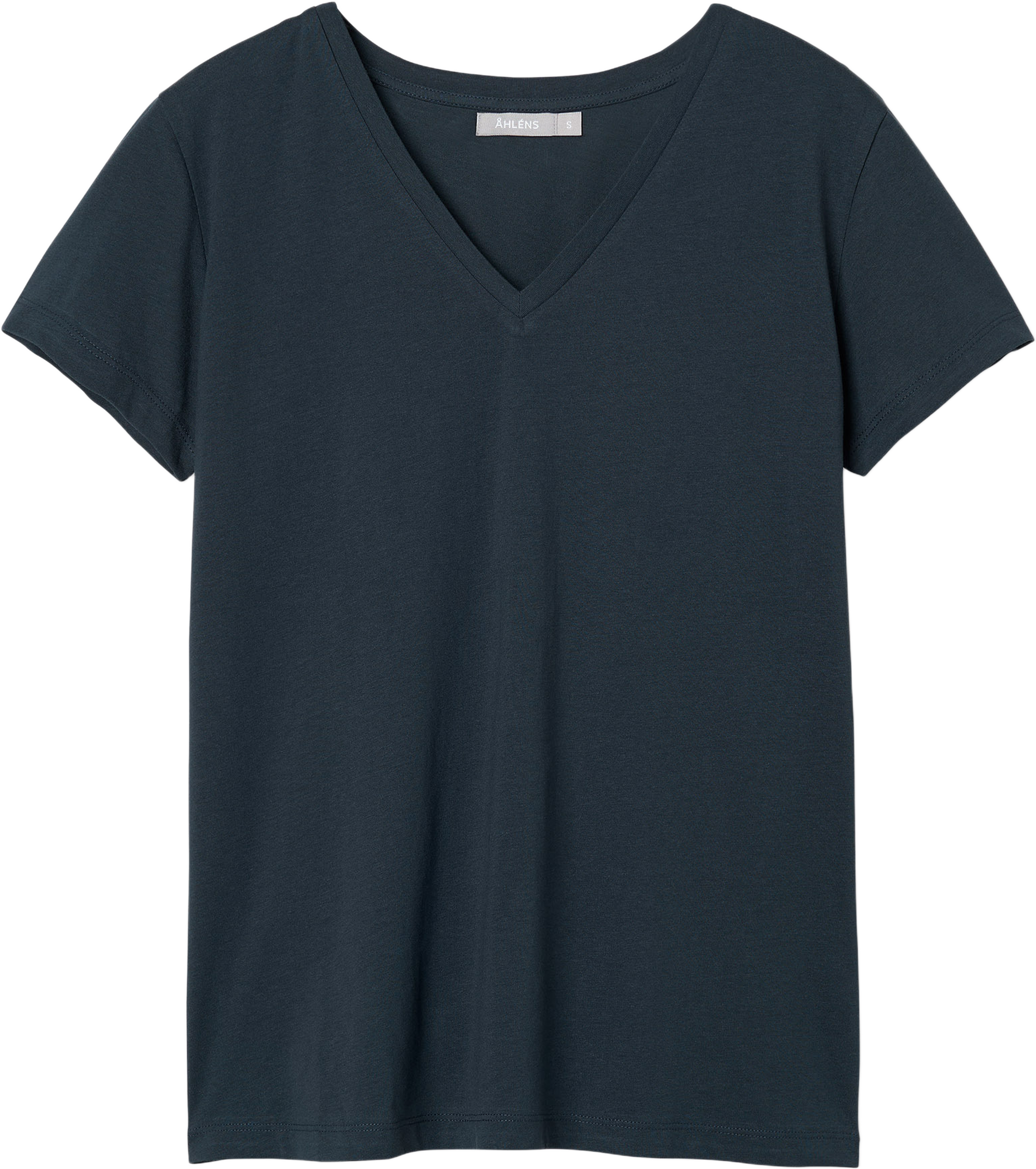 V-ringad t-shirt i ekologisk bomull LENA