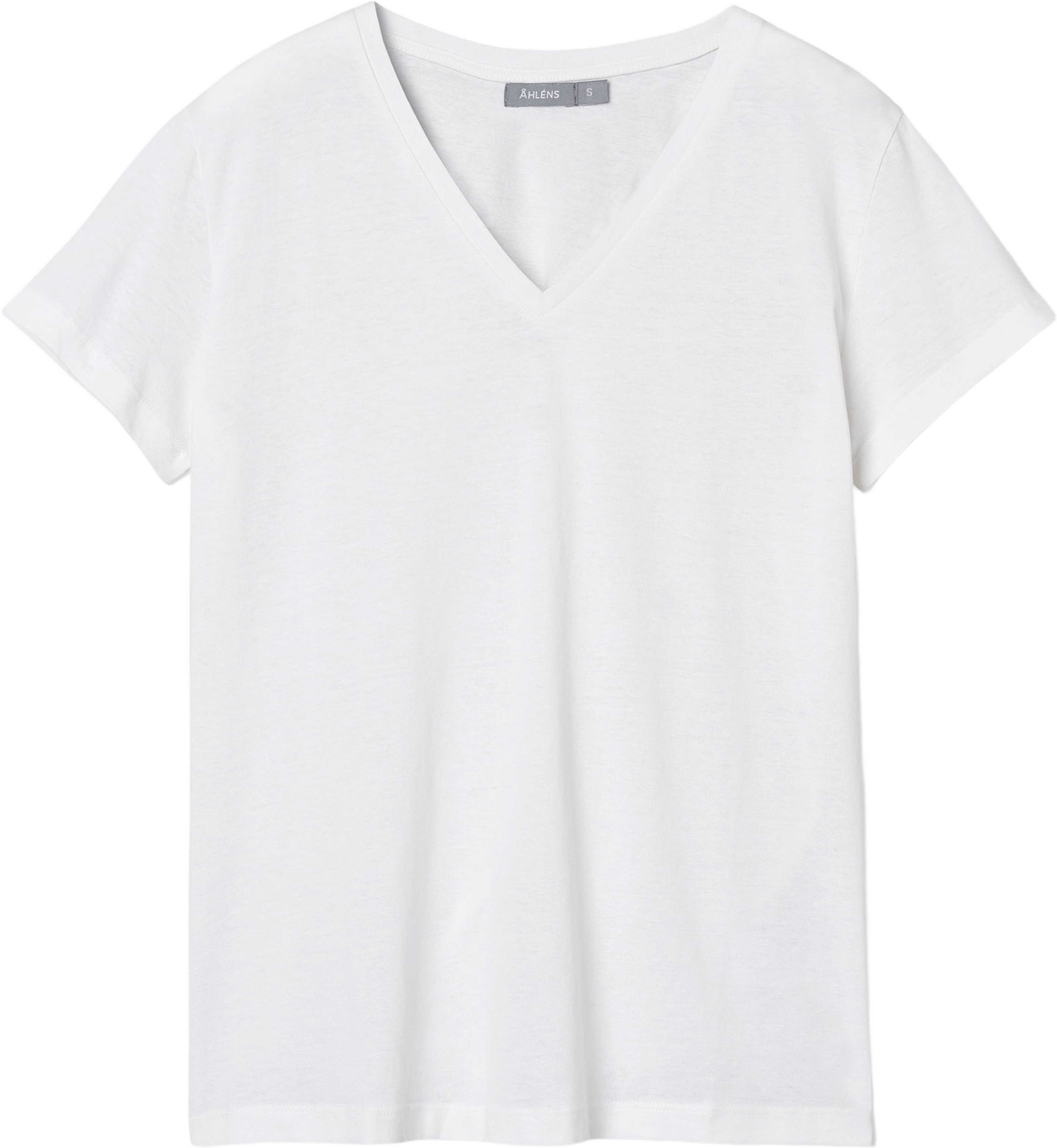 V-ringad t-shirt i ekologisk bomull LENA