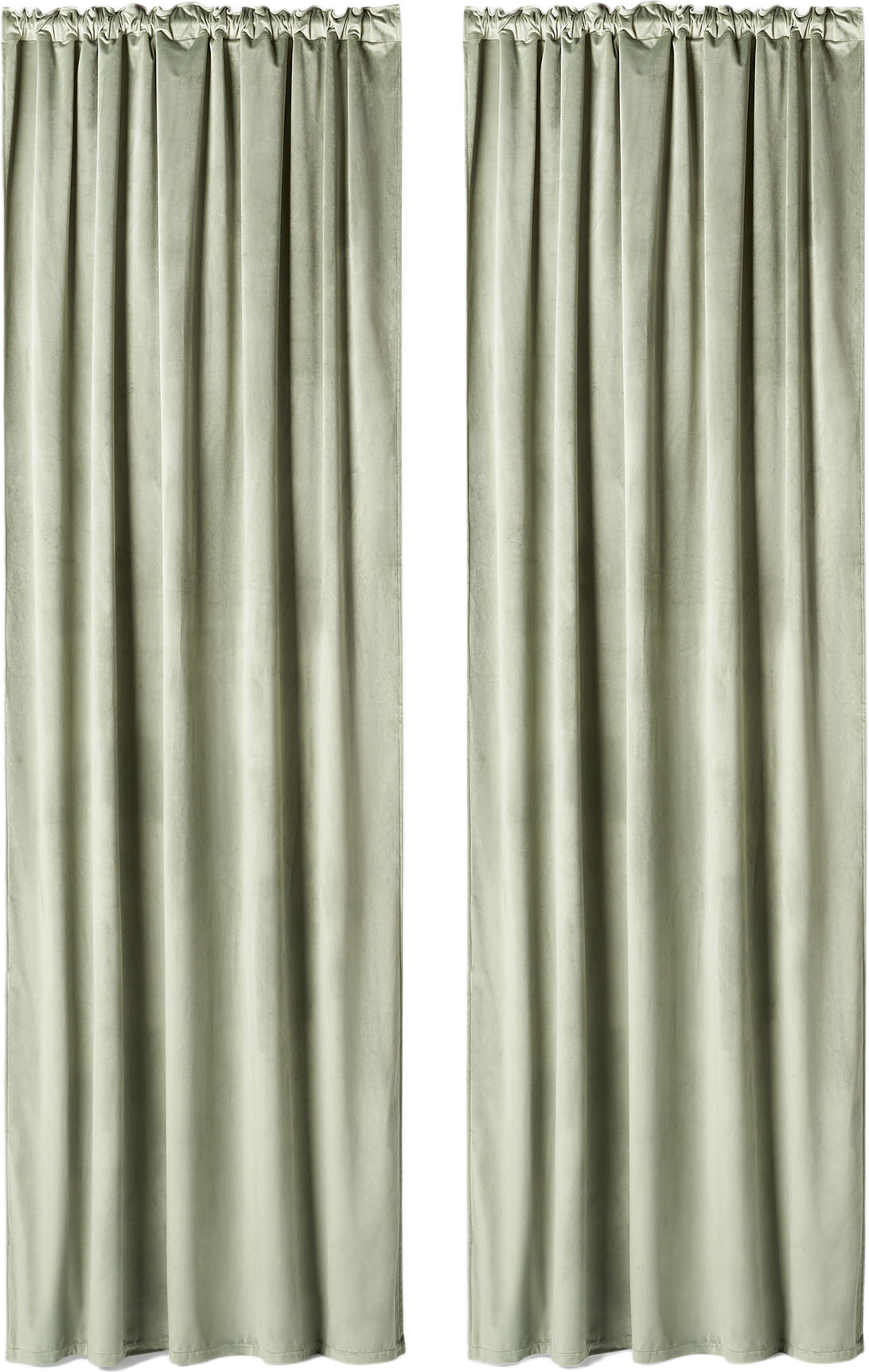 Sammetsgardin SARA 140x300 cm, 2-pack