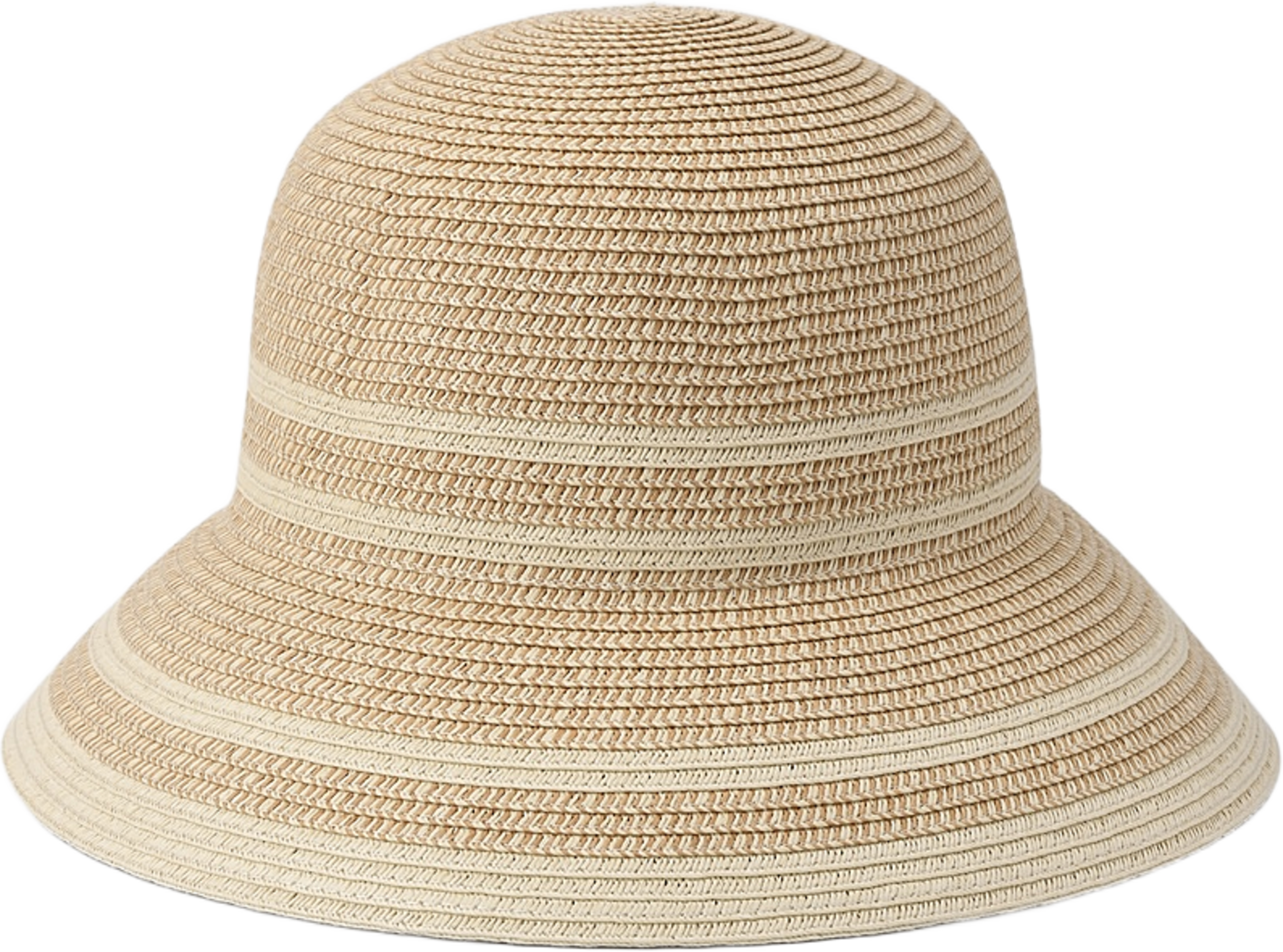 Tvåtonad stråhatt ALICE, från Å WOMAN, i färgen Natur. Klicka för att öppna bilden i stort format