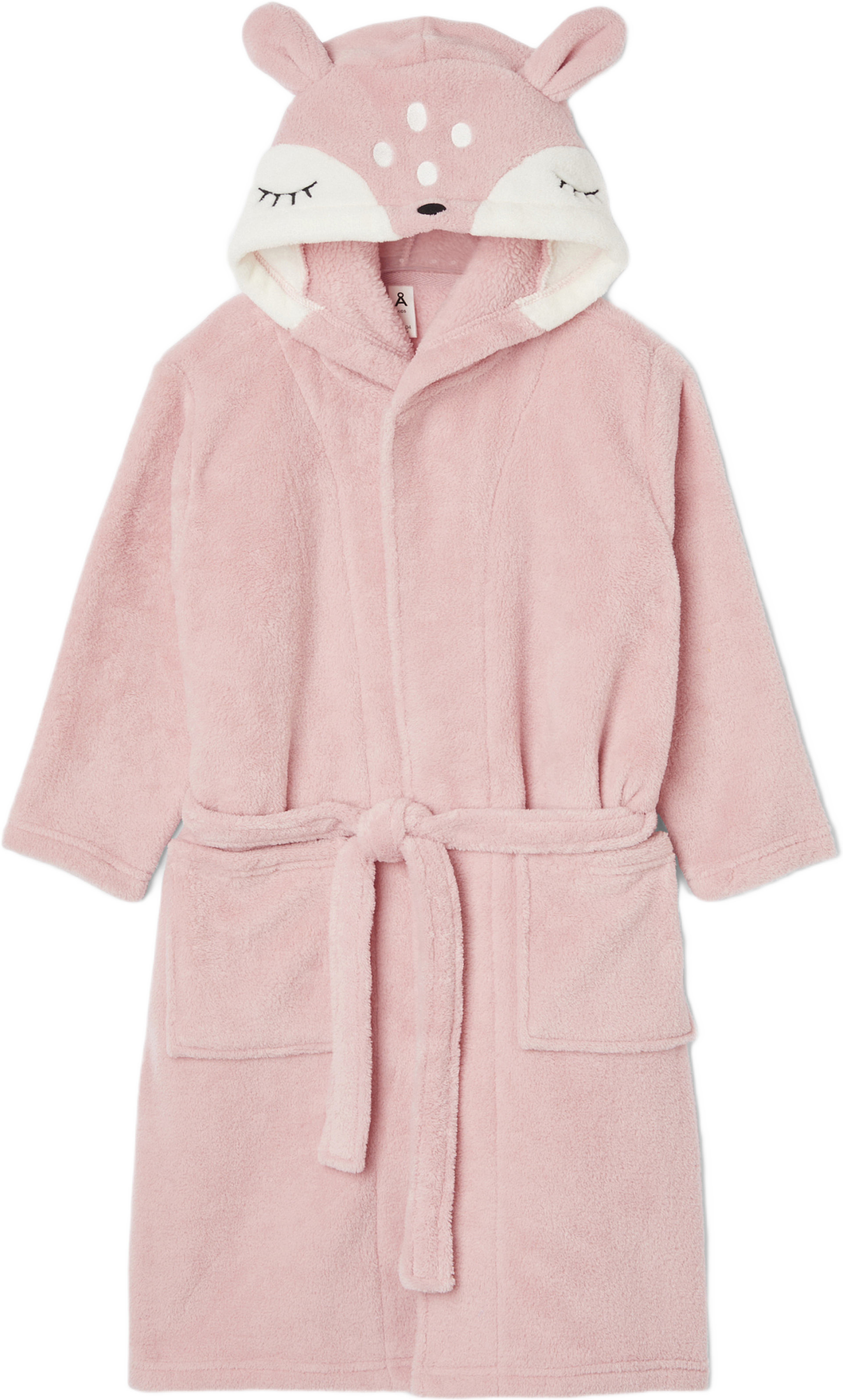 Morgonrock i fleece FOREST