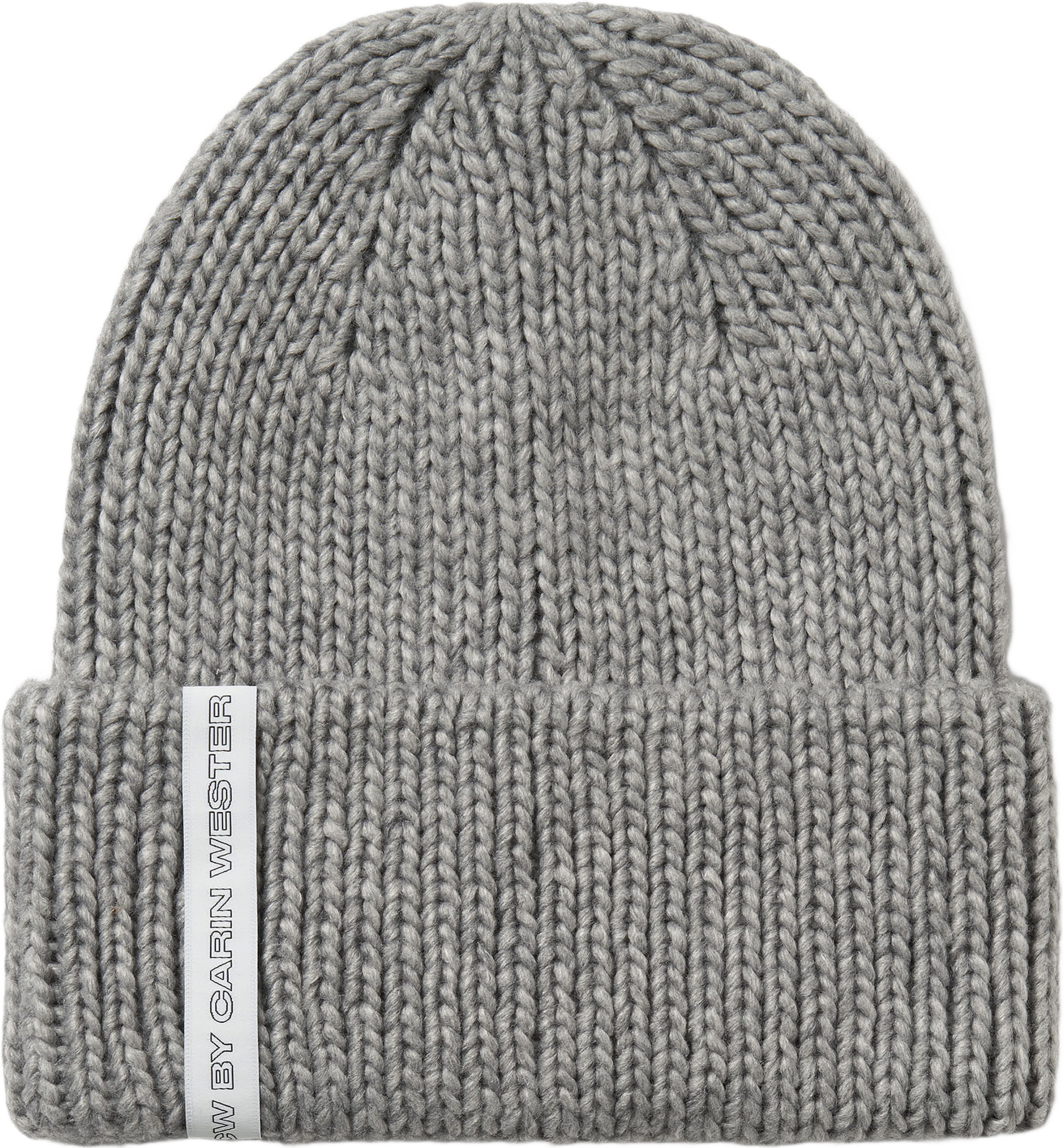 Ribbad beanie i ullmix
