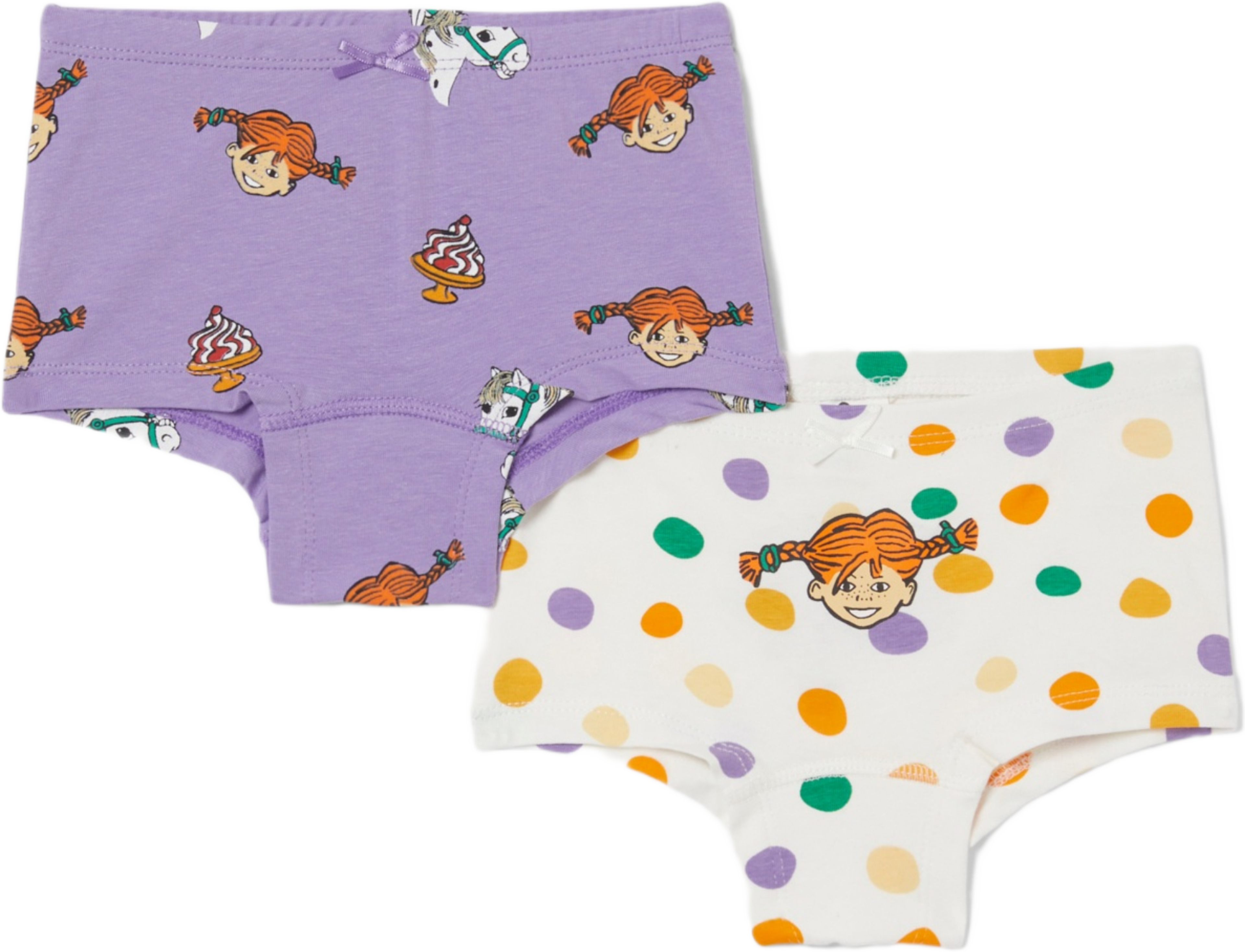 Pippi Långstrump-trosor KLING, 2-pack