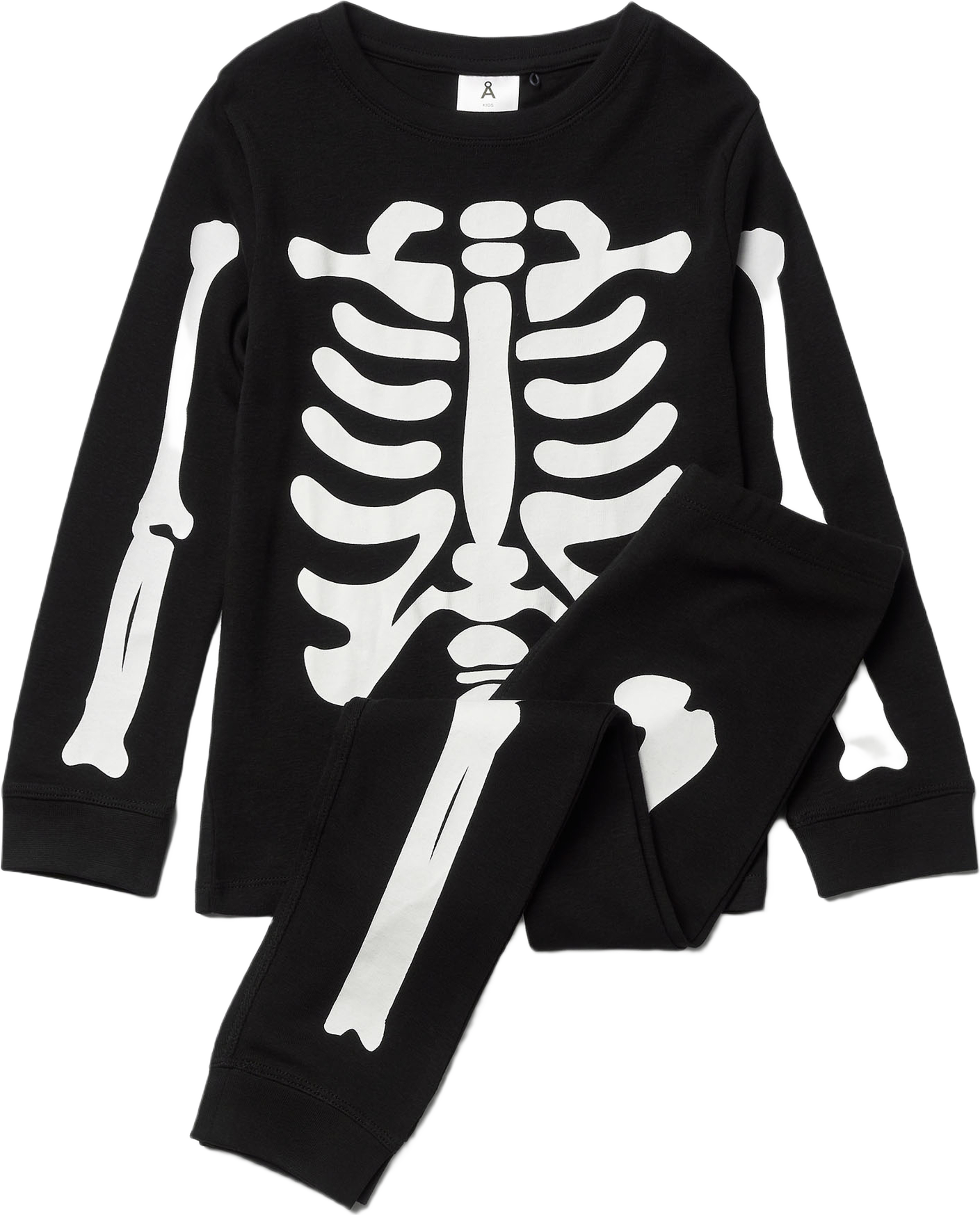 Pyjamas SKELETON, från Åhléns, i färgen Black. Klicka för att öppna bilden i stort format