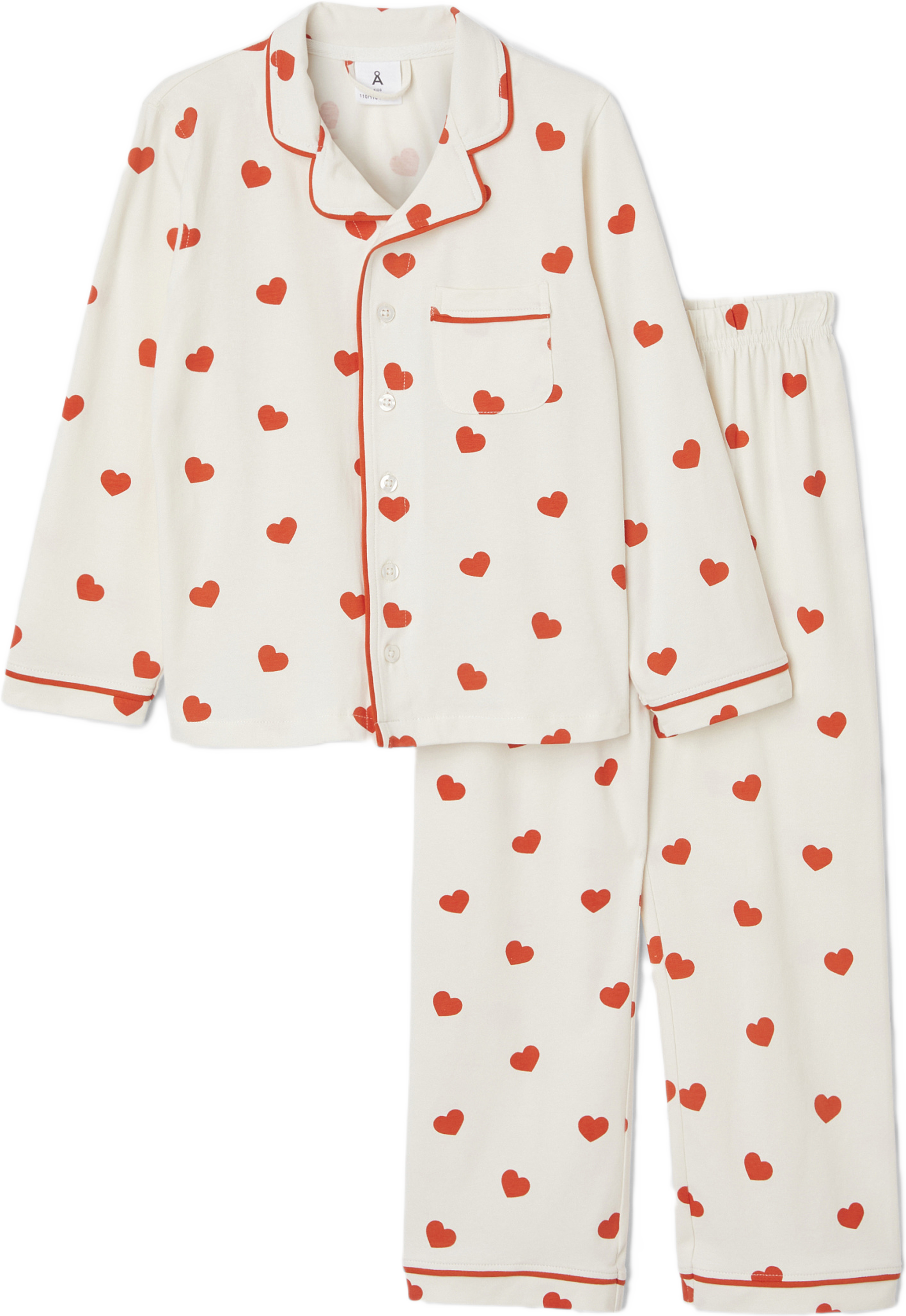 Mönstrad pyjamas POPPY