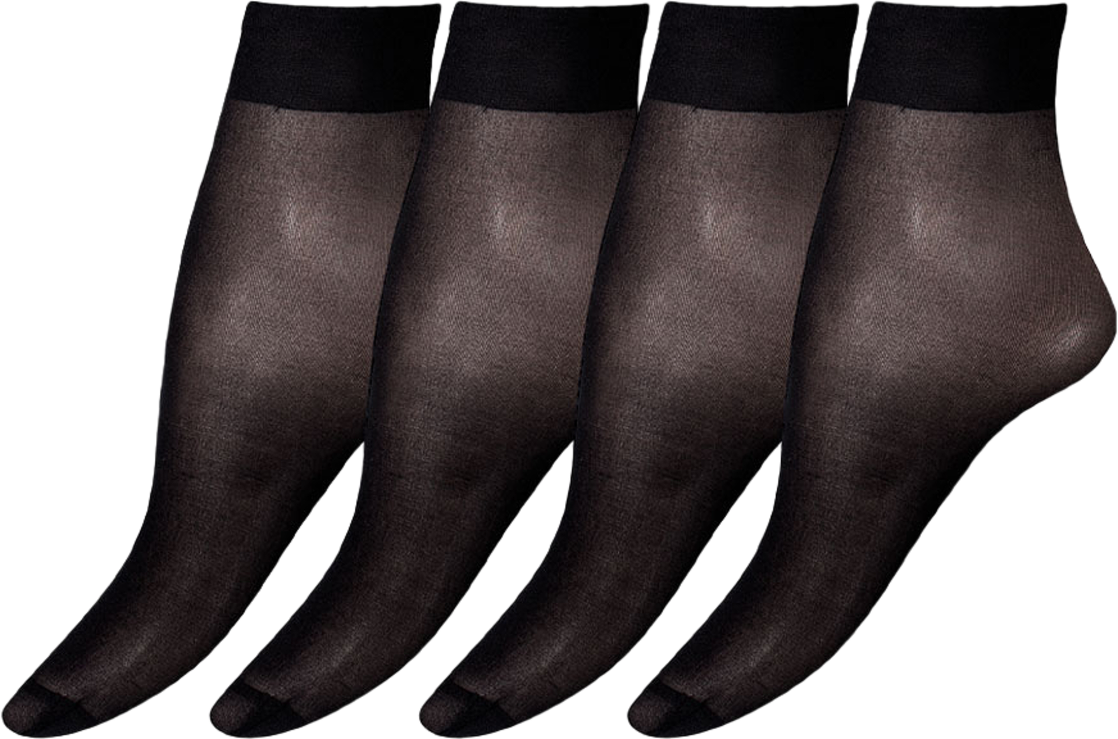 Ankelsockor 20 den, matt, 4-pack