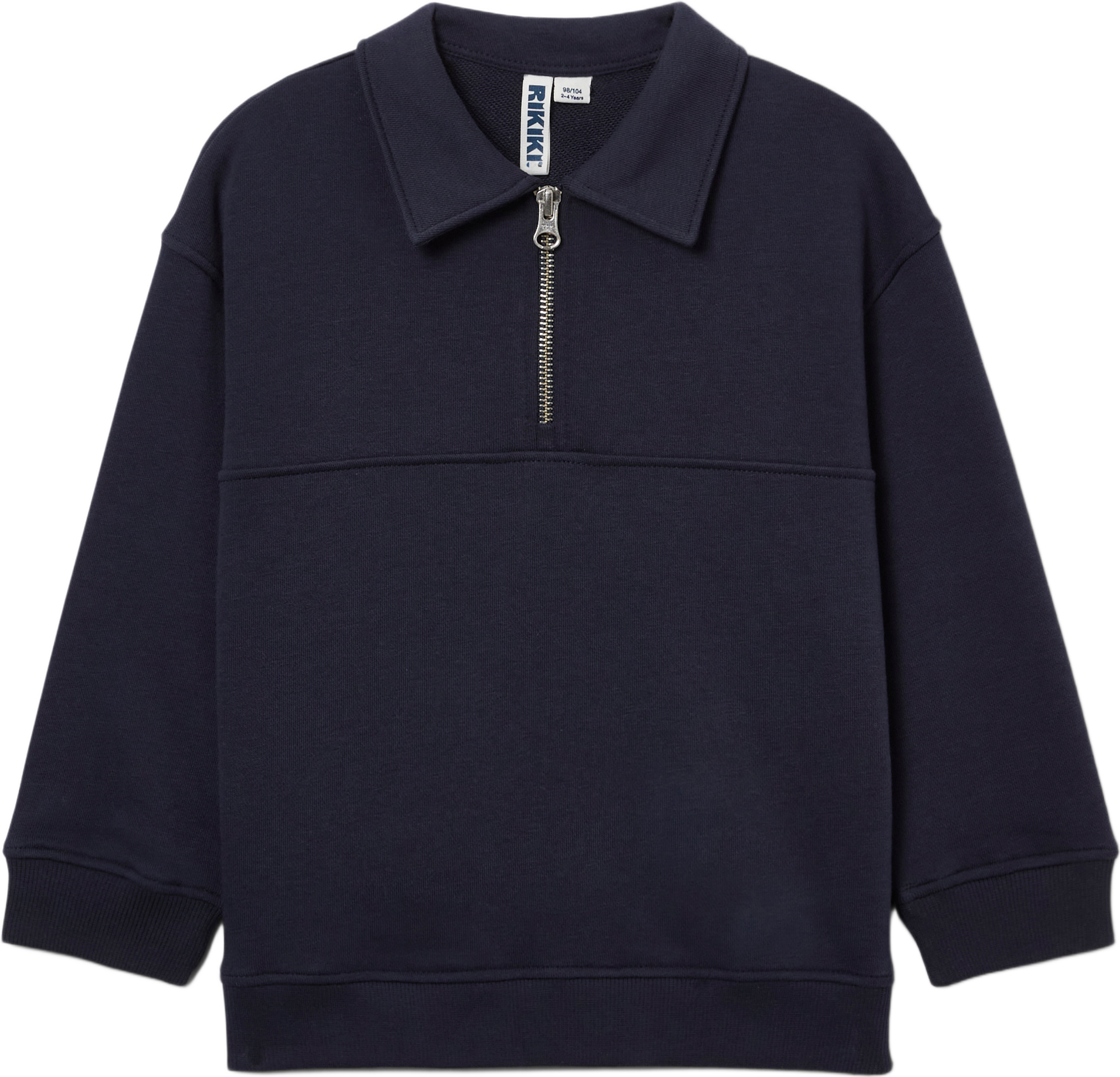 Tröja med half-zip MOLTAS, från RIKIKI, i färgen Navy. Klicka för att öppna bilden i stort format