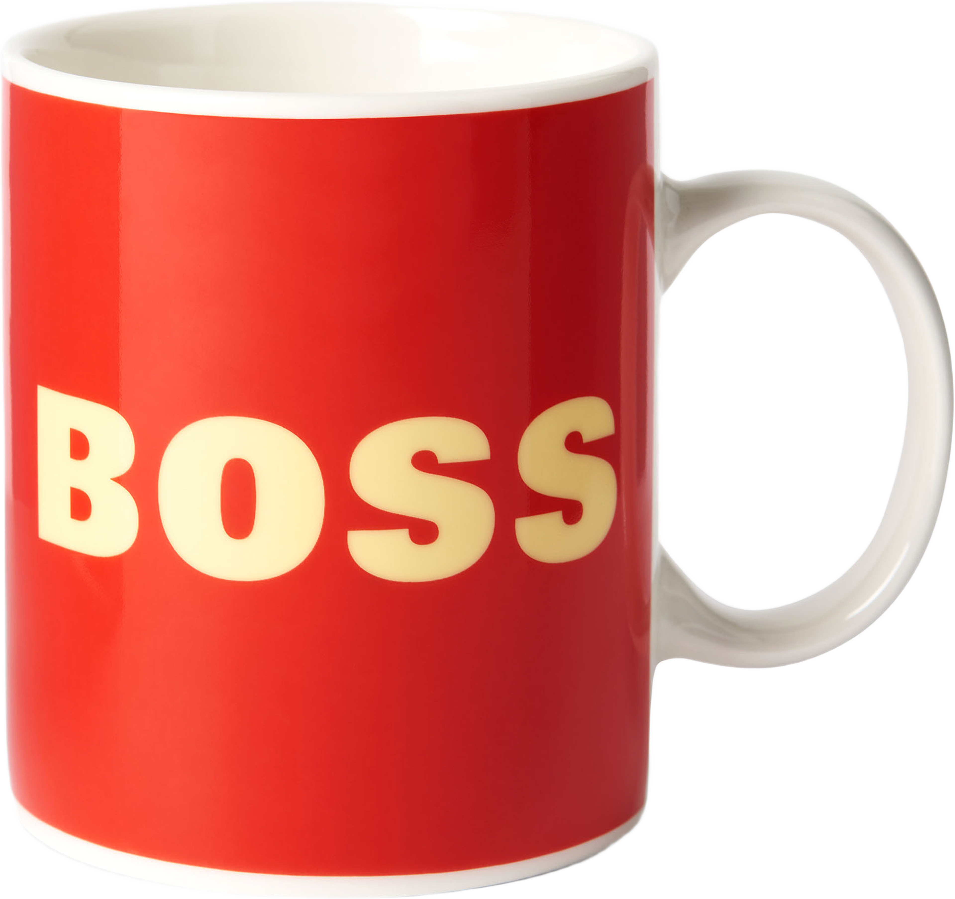 Mugg med text BOSS