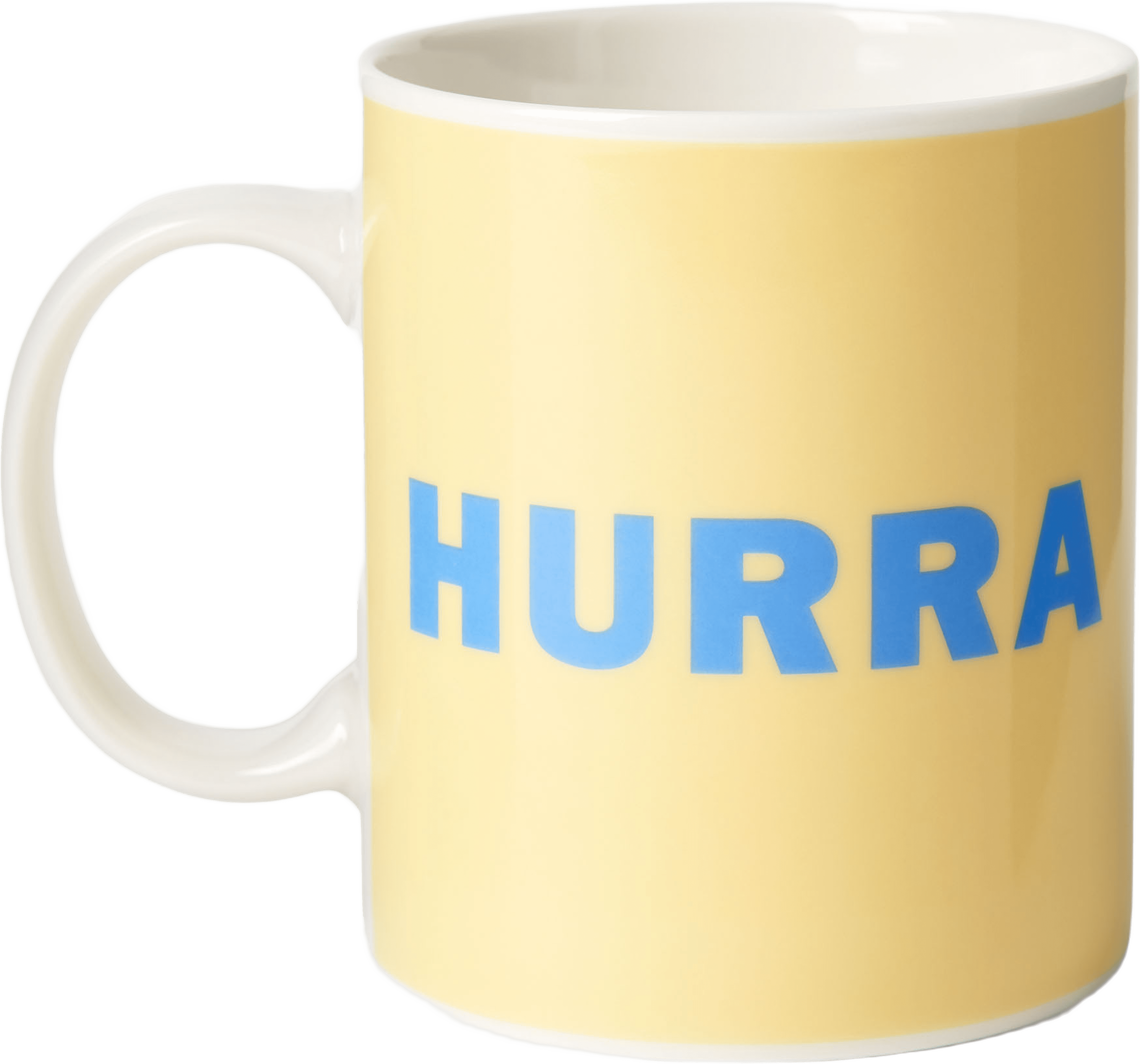 Kopp med text HURRA