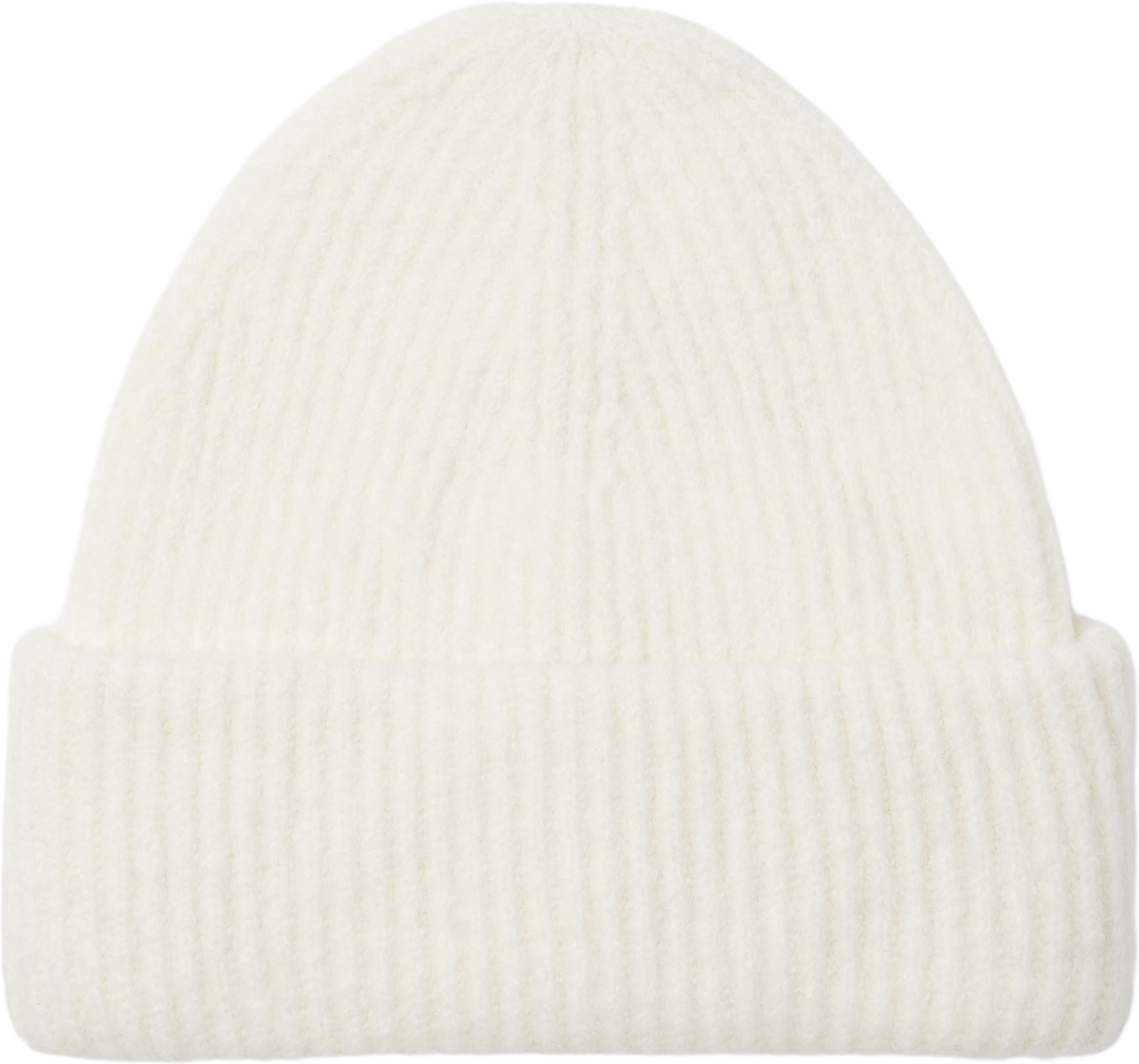 Tjockt stickad mössa JUNI, från Å WOMAN, i färgen Off White. Klicka för att öppna bilden i stort format