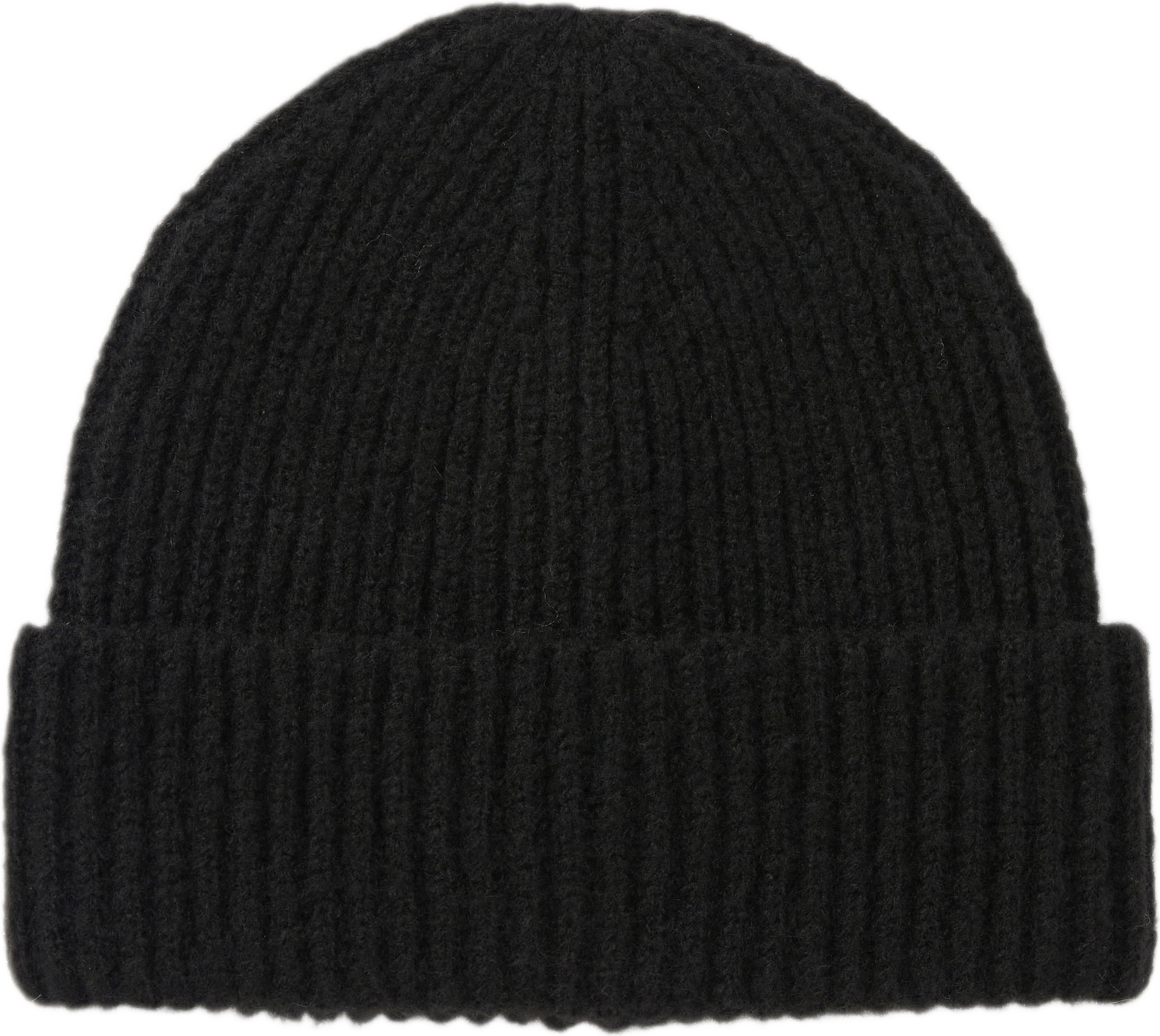 Ribbstickad mössa FIONA, från Å WOMAN, i färgen Black. Klicka för att öppna bilden i stort format