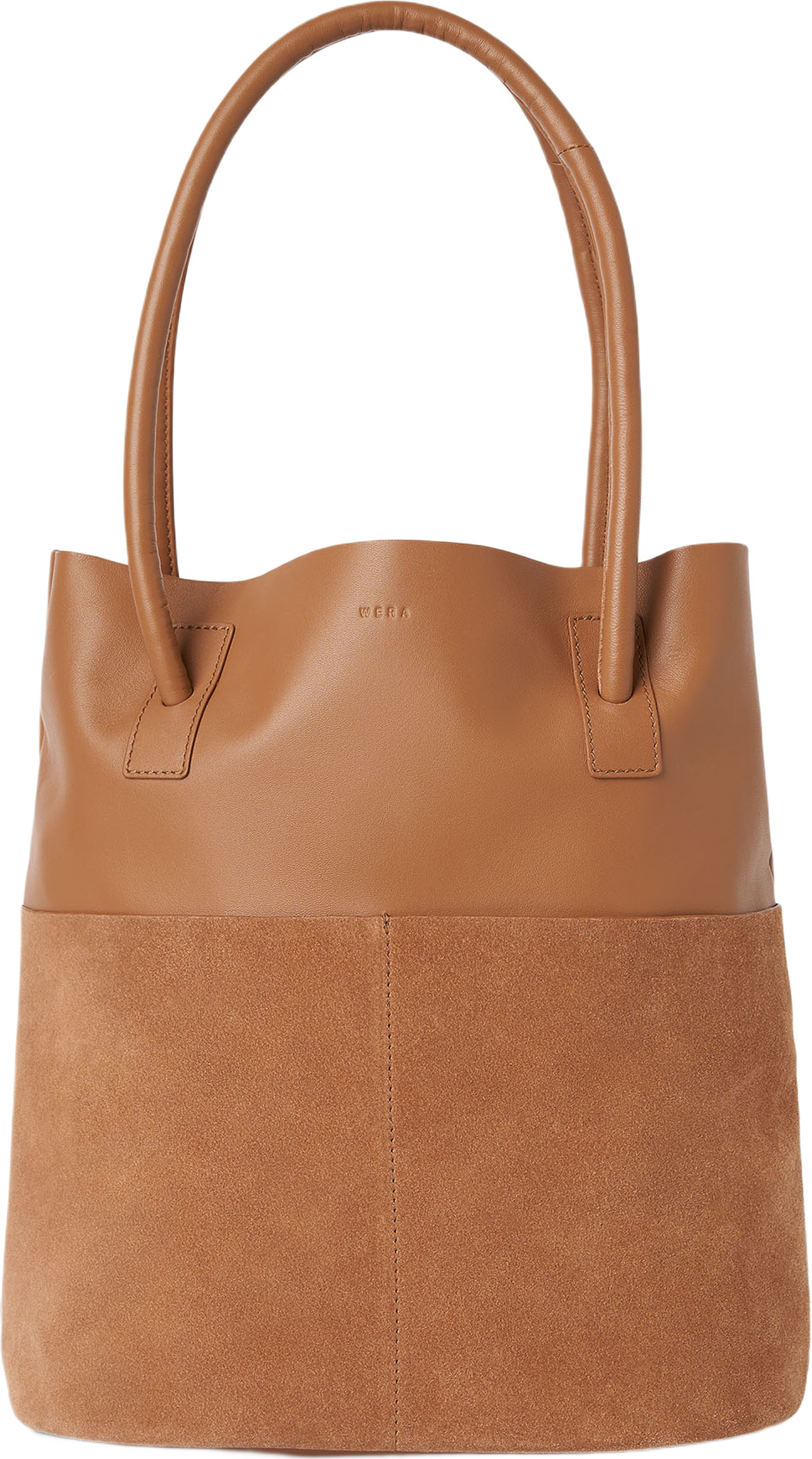Bucket bag i skinn SPANY