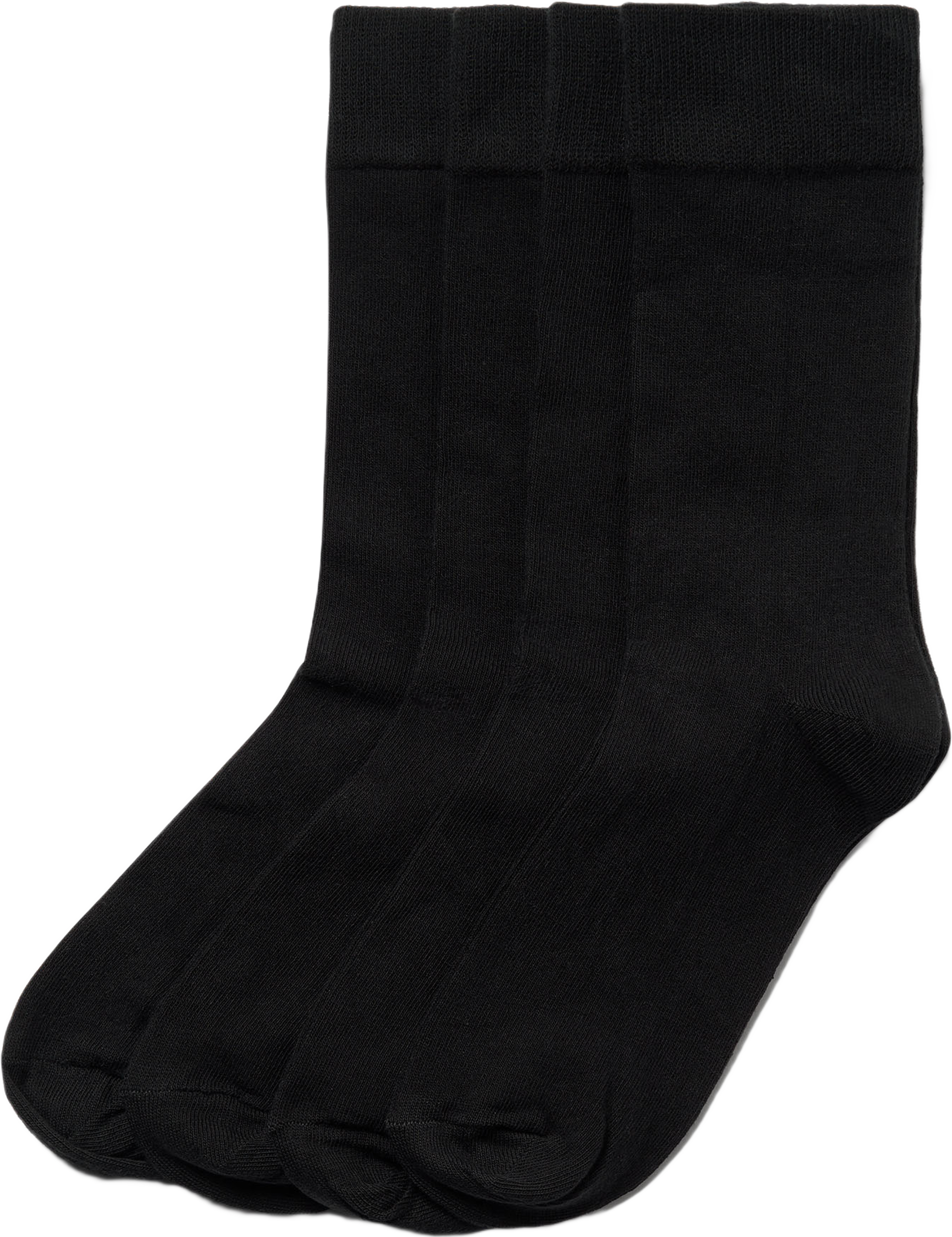 Basstrumpor i bomullsmix, 4-pack, från Å MAN, i färgen Black. Klicka för att öppna bilden i stort format