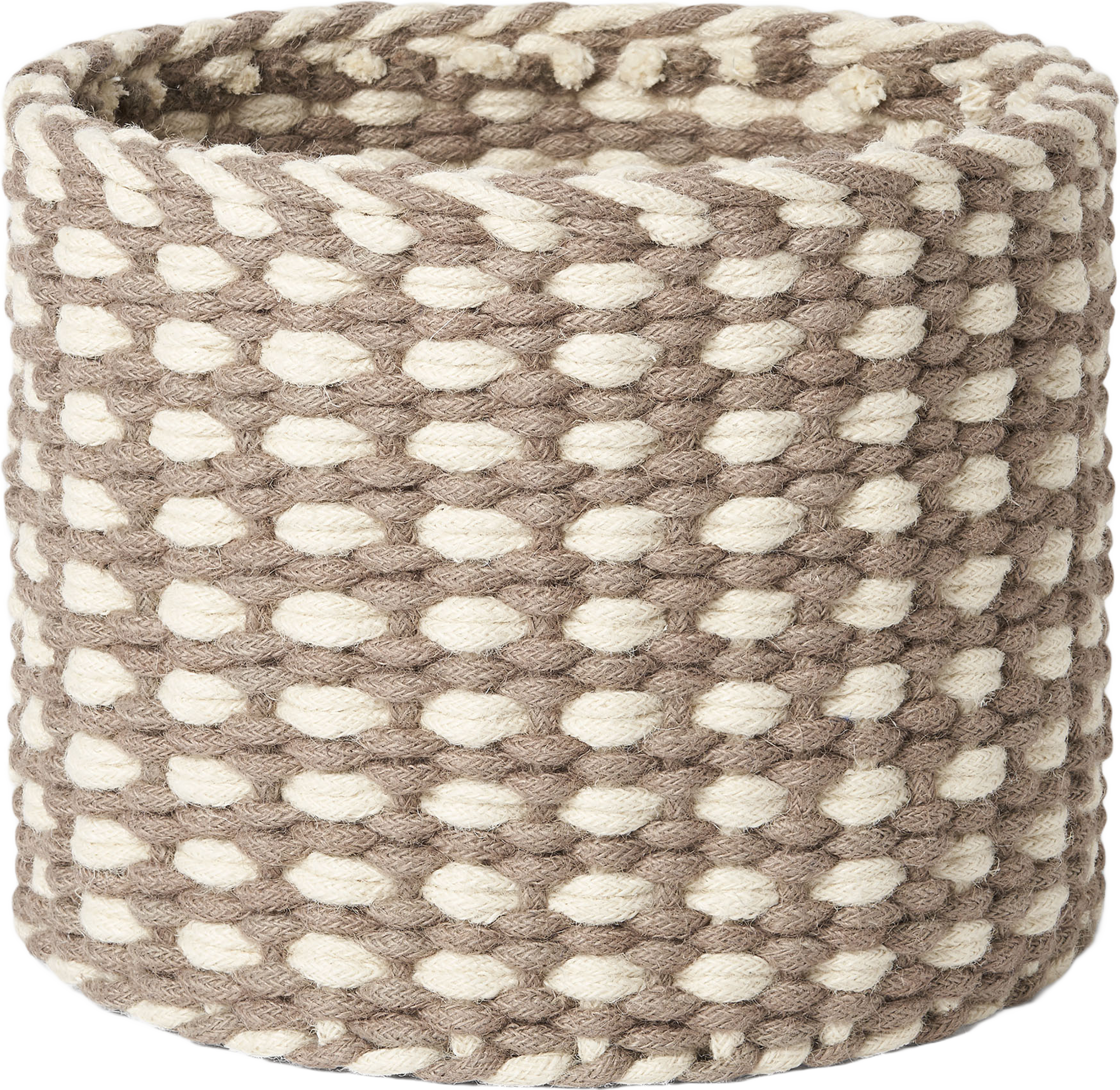 Flätad korg i jute ADELE 32 cm