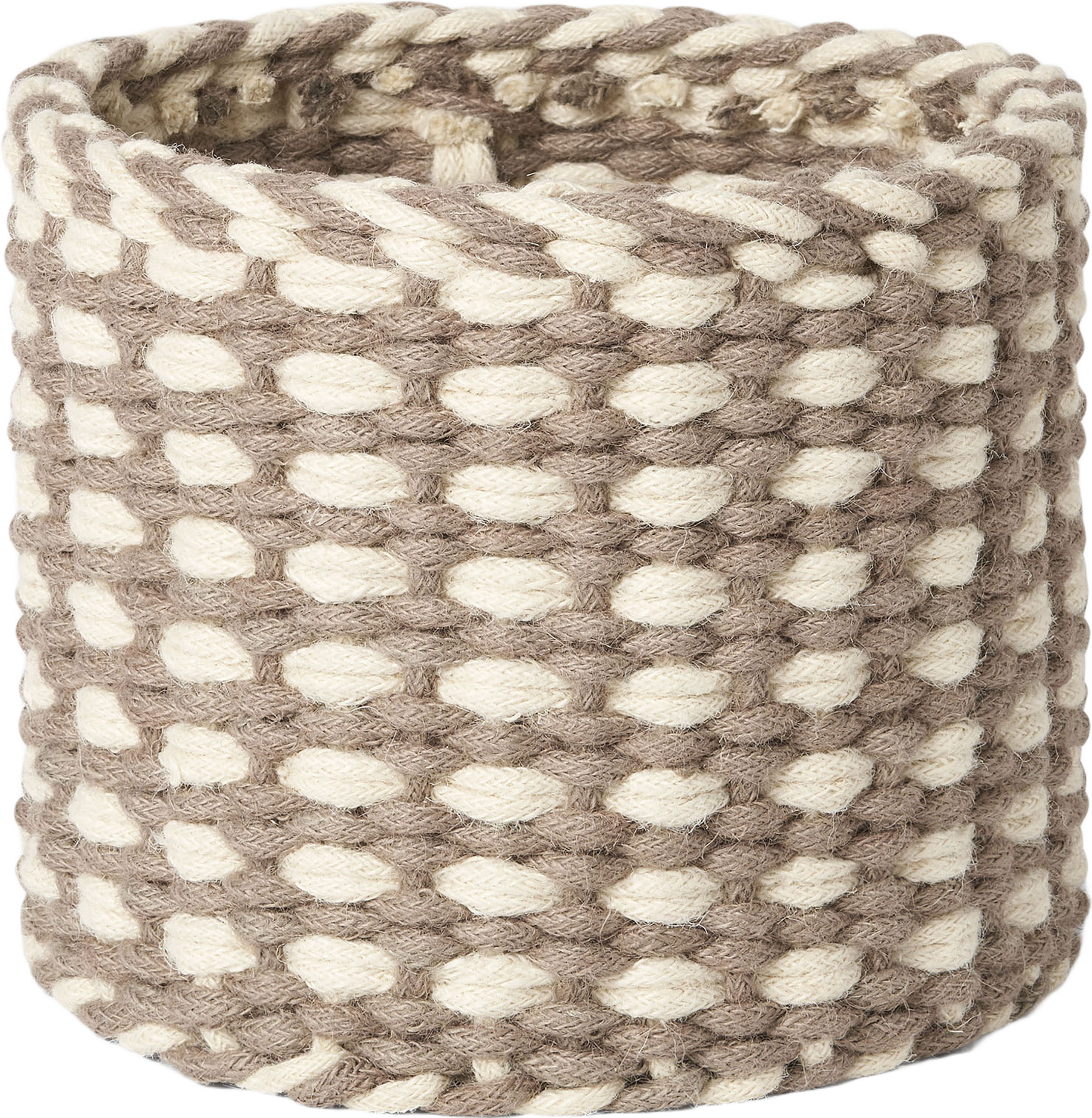 Flätad korg i jute ADELE 26 cm