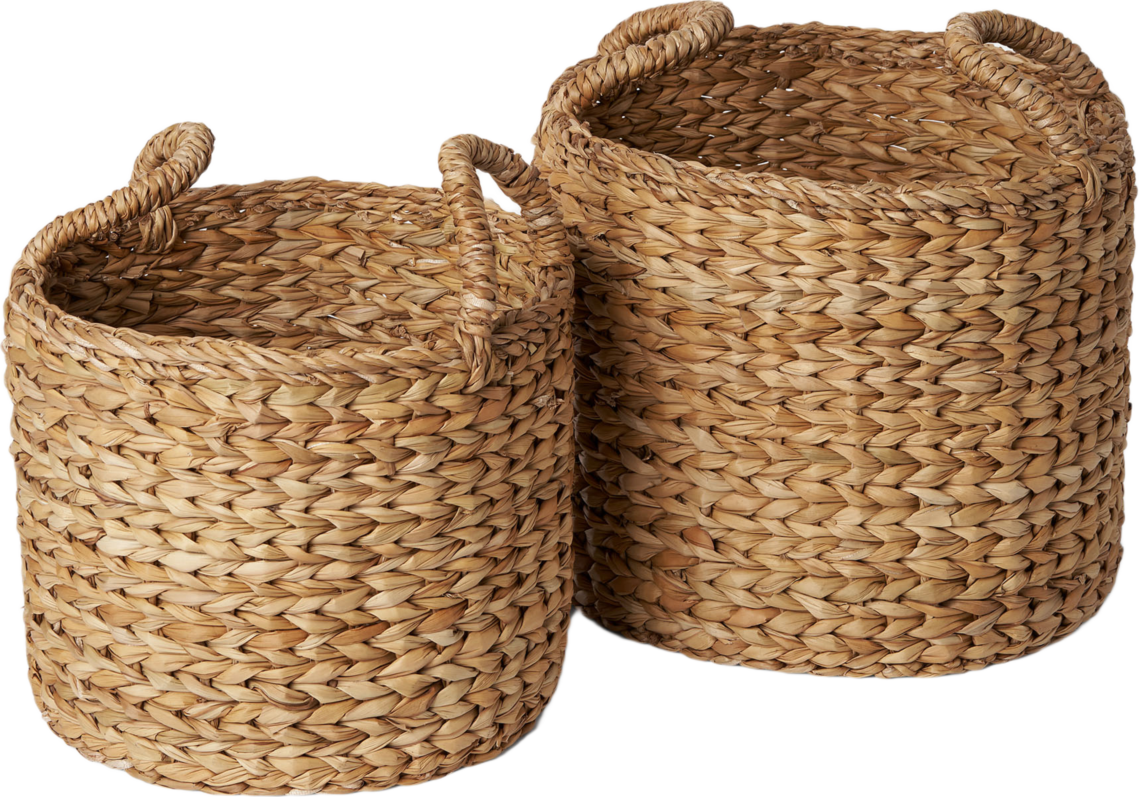 Flätade korgar, 2-pack