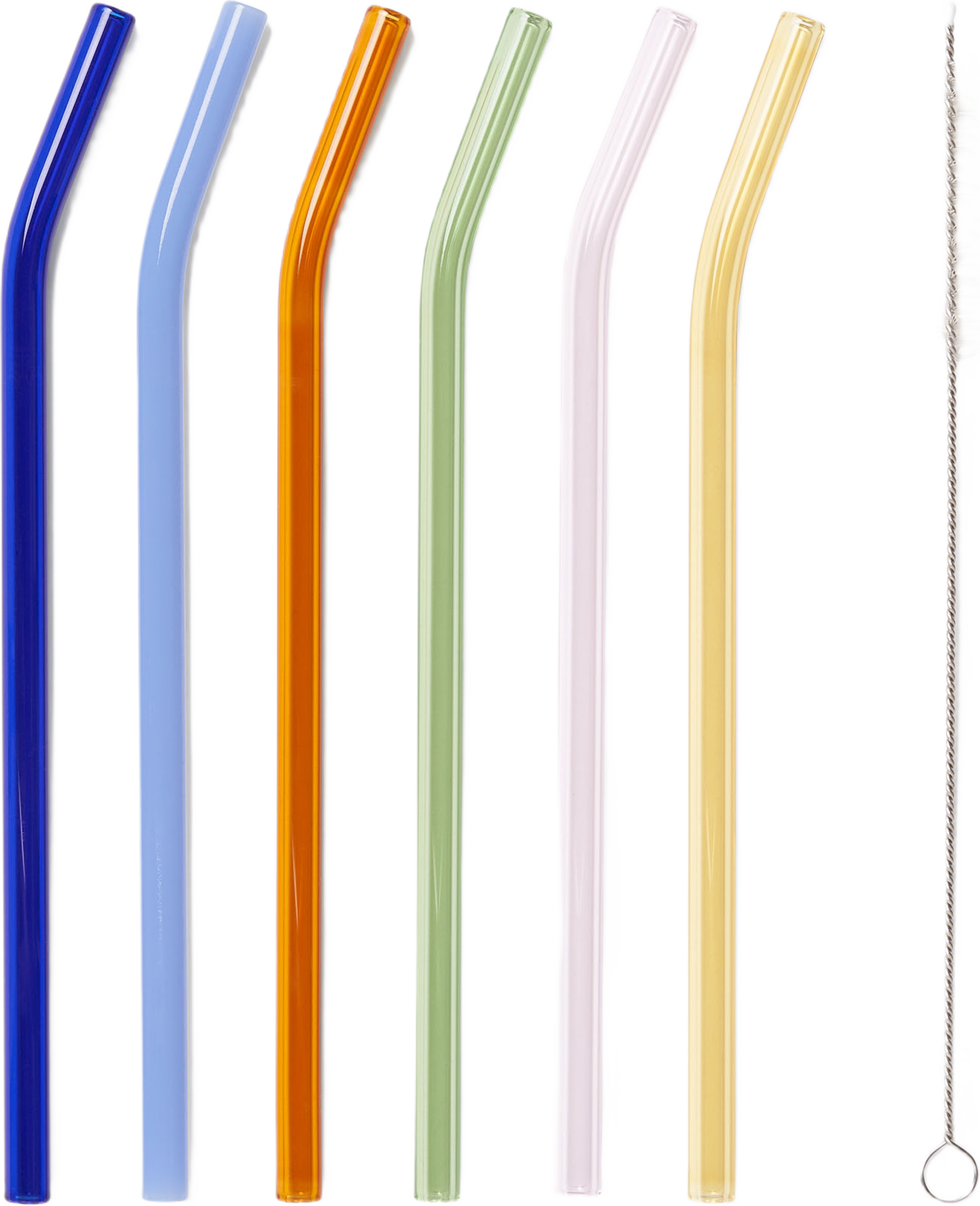 Sugrör i glas 20 cm 6-pack
