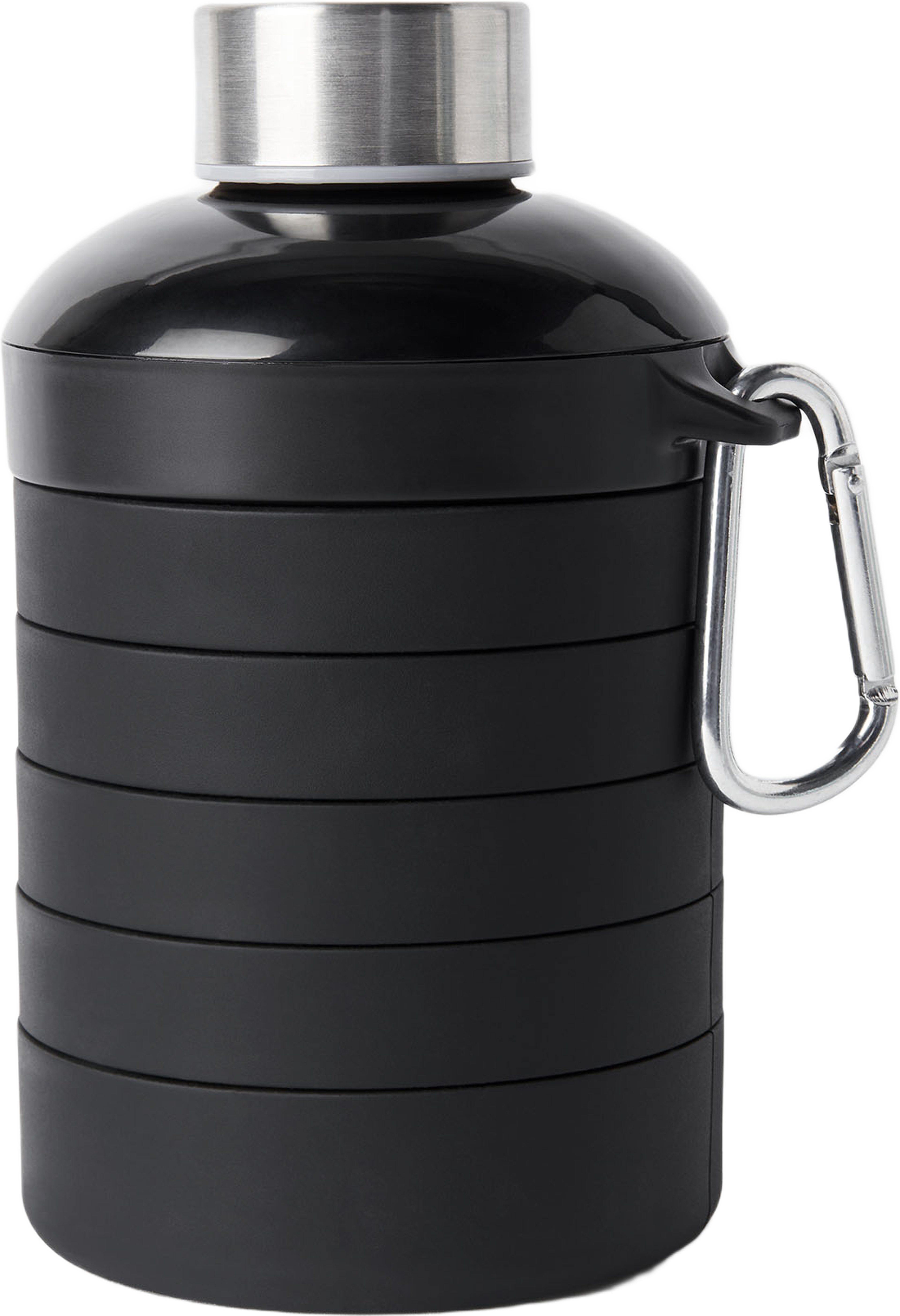Hopfällbar flaska i silikon 1 L