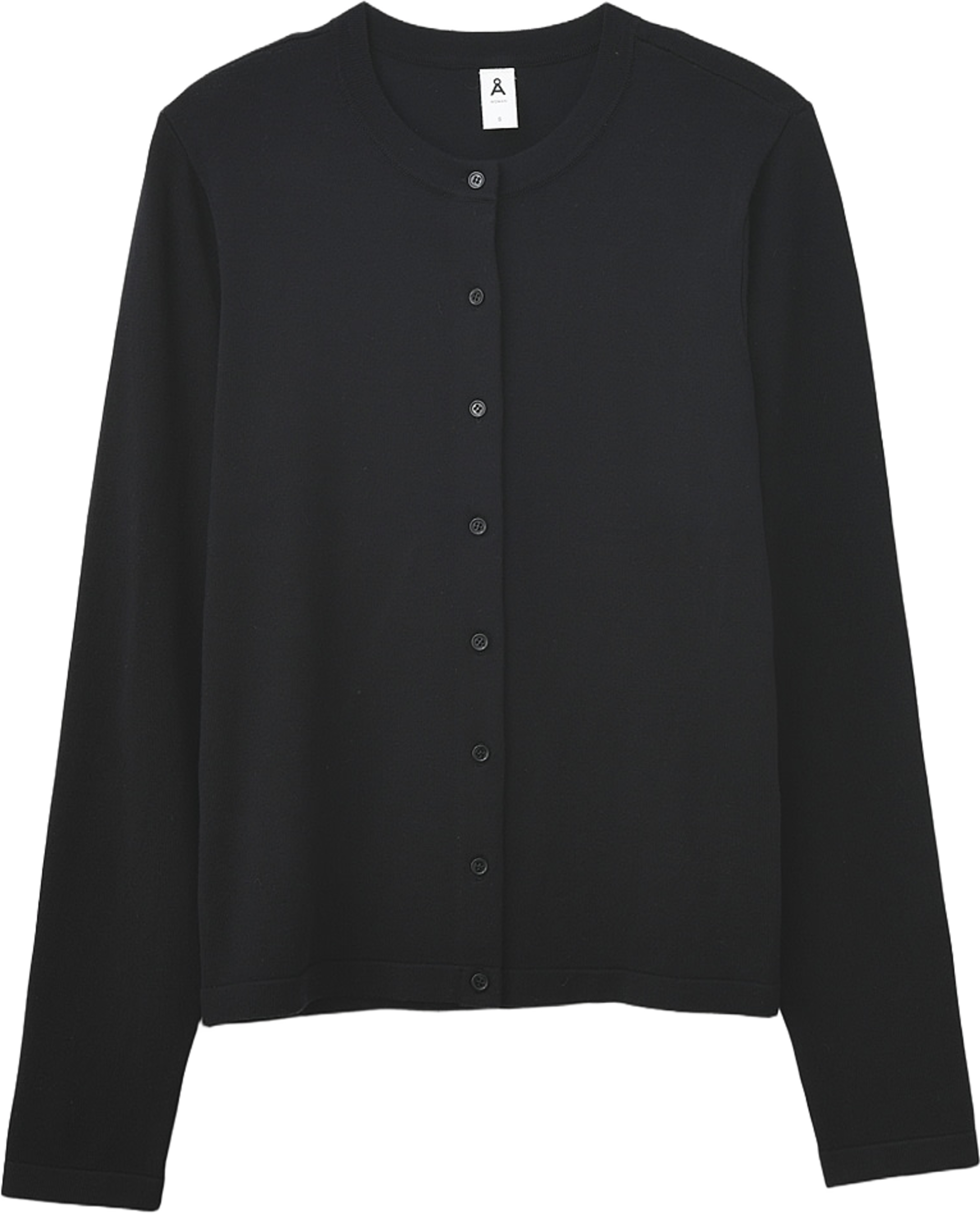 Cardigan INGRID, från Å WOMAN, i färgen Black. Klicka för att öppna bilden i stort format