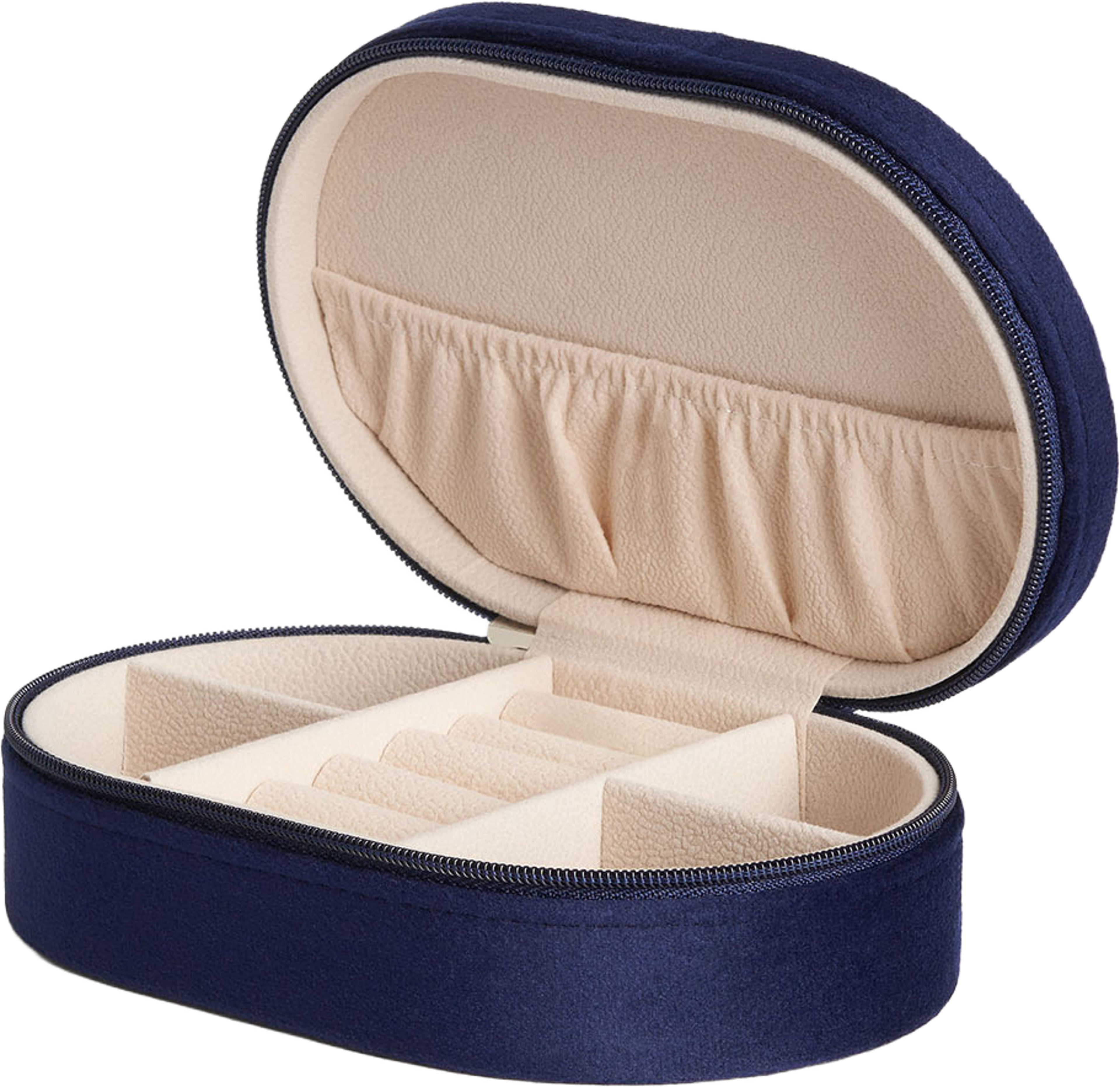 Smyckeskrin med dragkedja JUDITH, från Åhléns Home, i färgen Dark Blue. Klicka för att öppna bilden i stort format