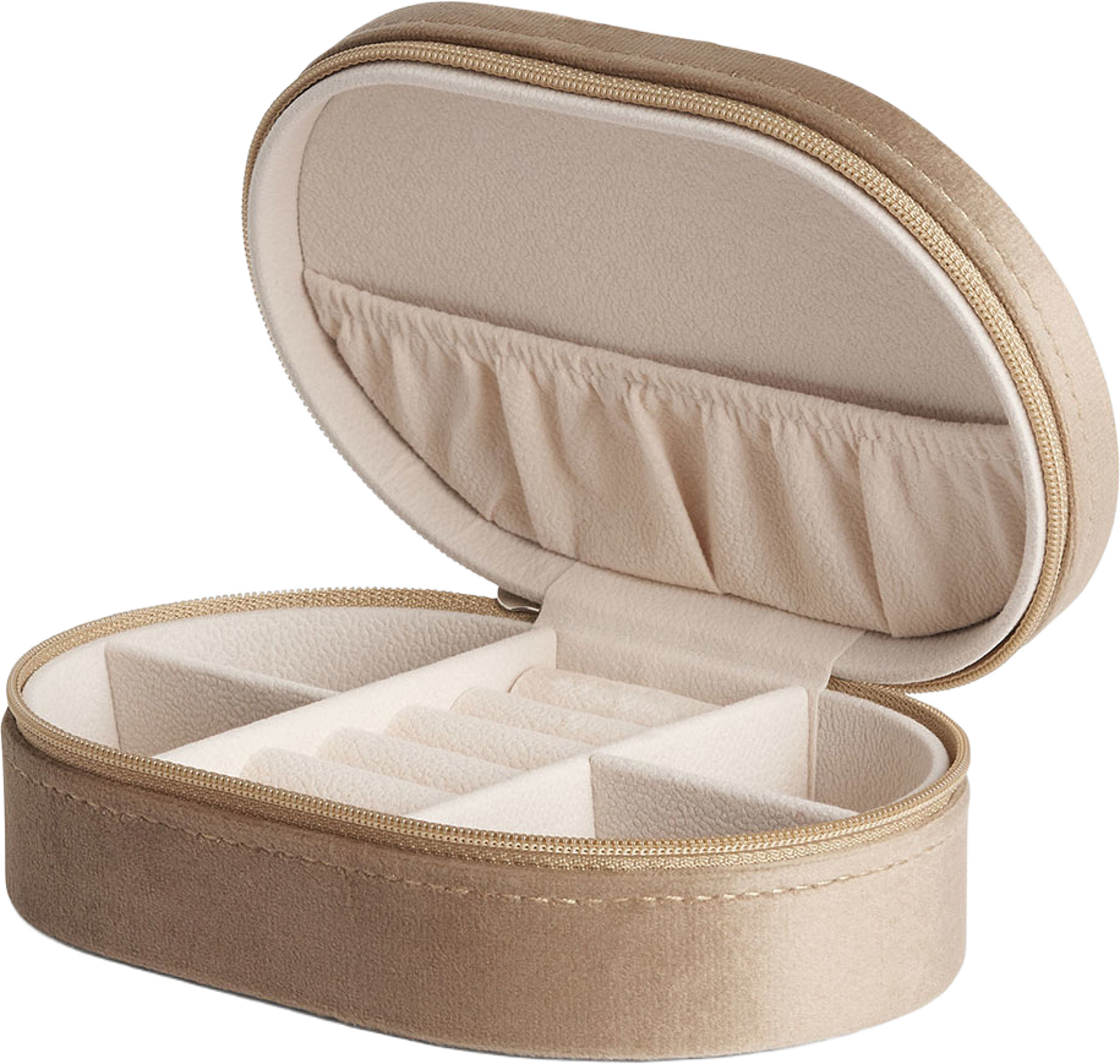 Smyckeskrin med dragkedja JUDITH, från Åhléns Home, i färgen Beige. Klicka för att öppna bilden i stort format