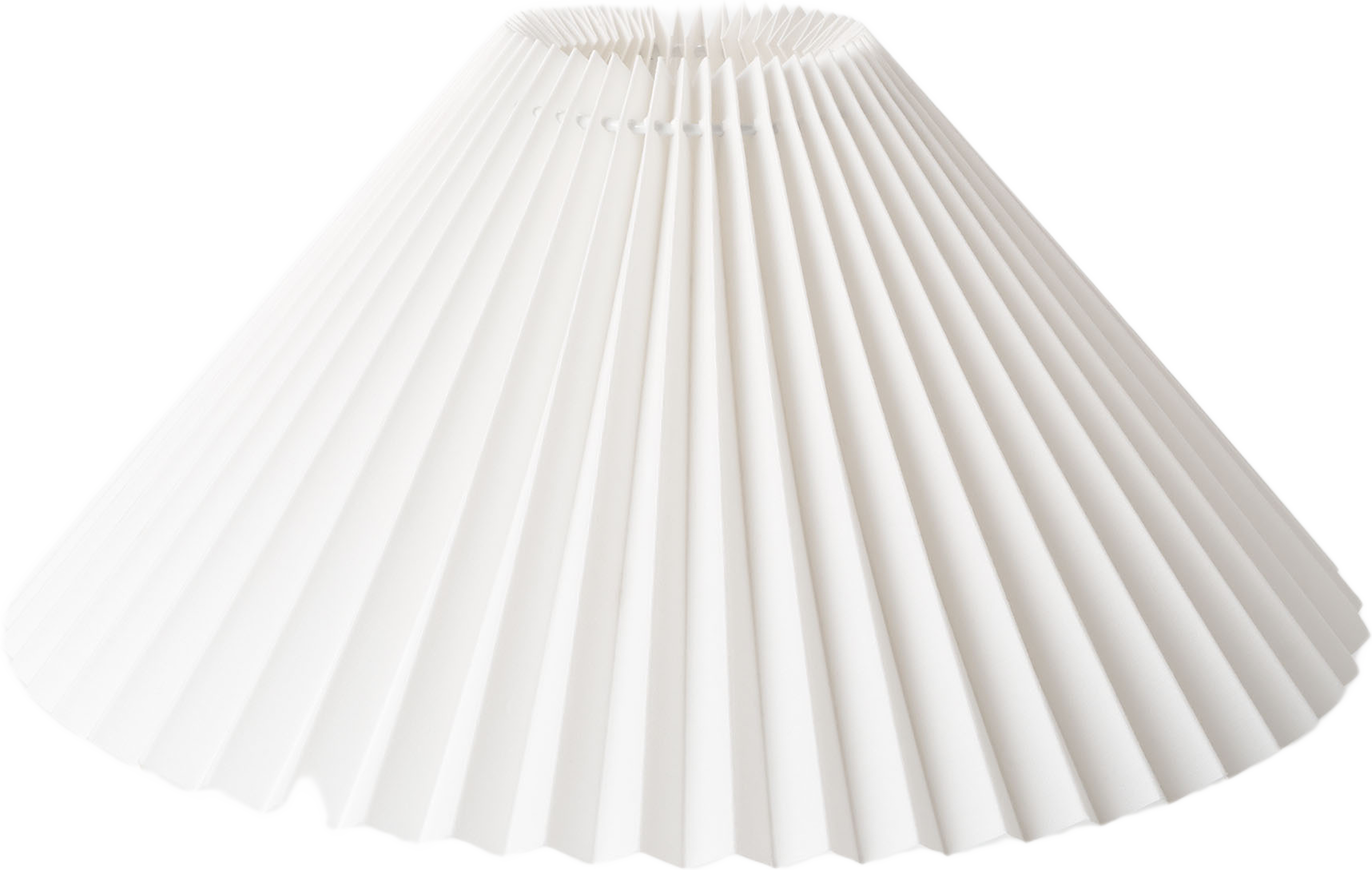 Plisserad lampskärm 35 cm