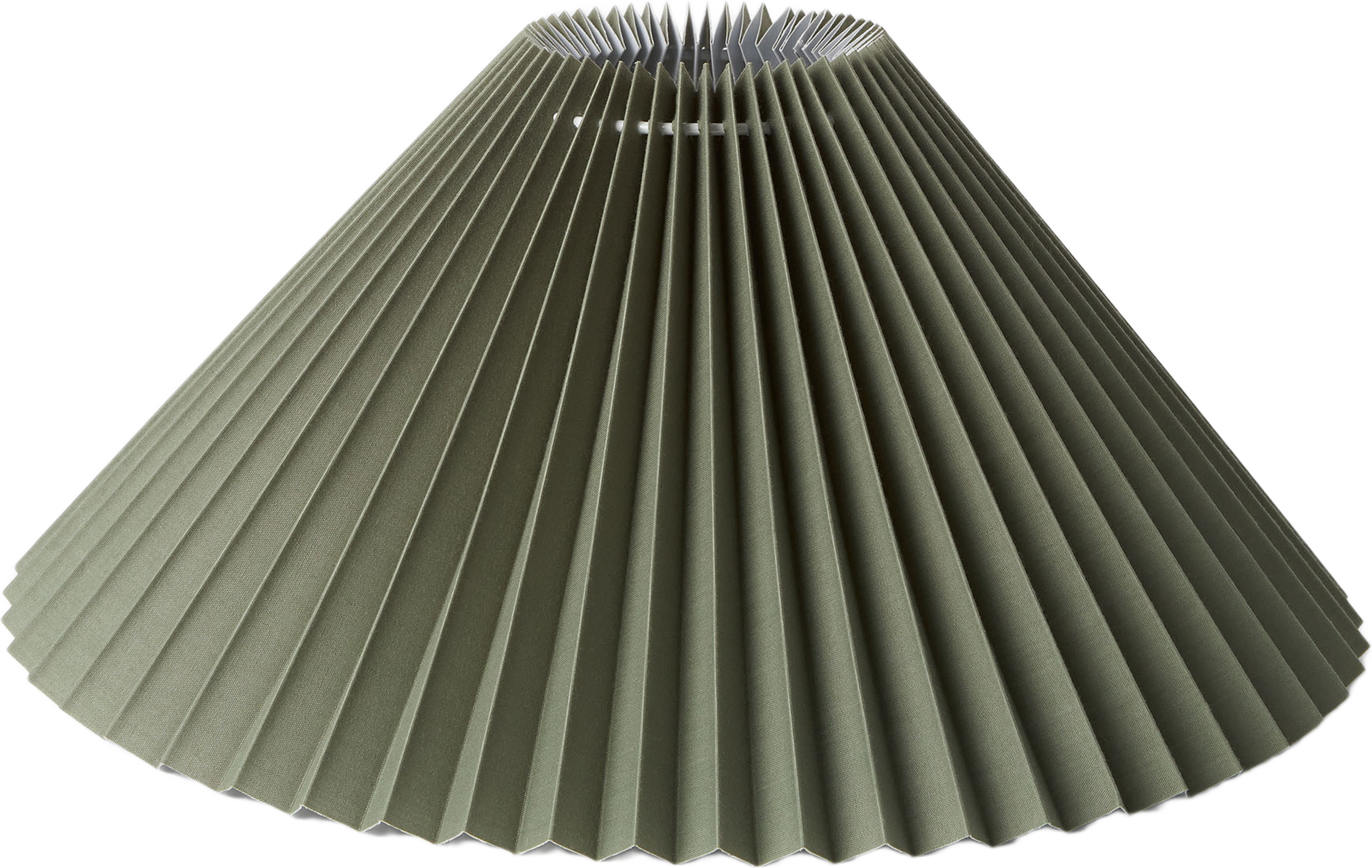 Plisserad lampskärm 35 cm