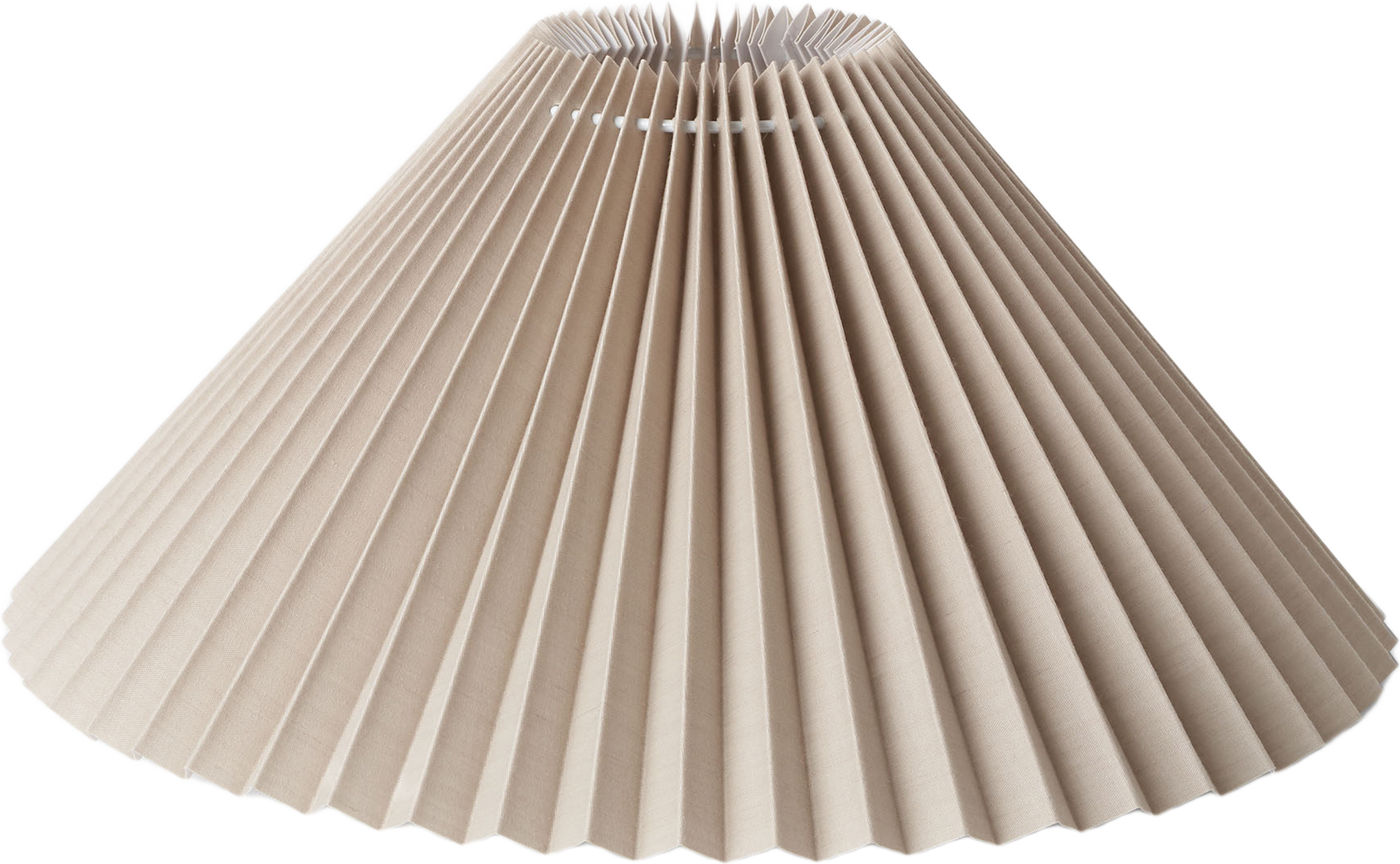 Plisserad lampskärm 35 cm
