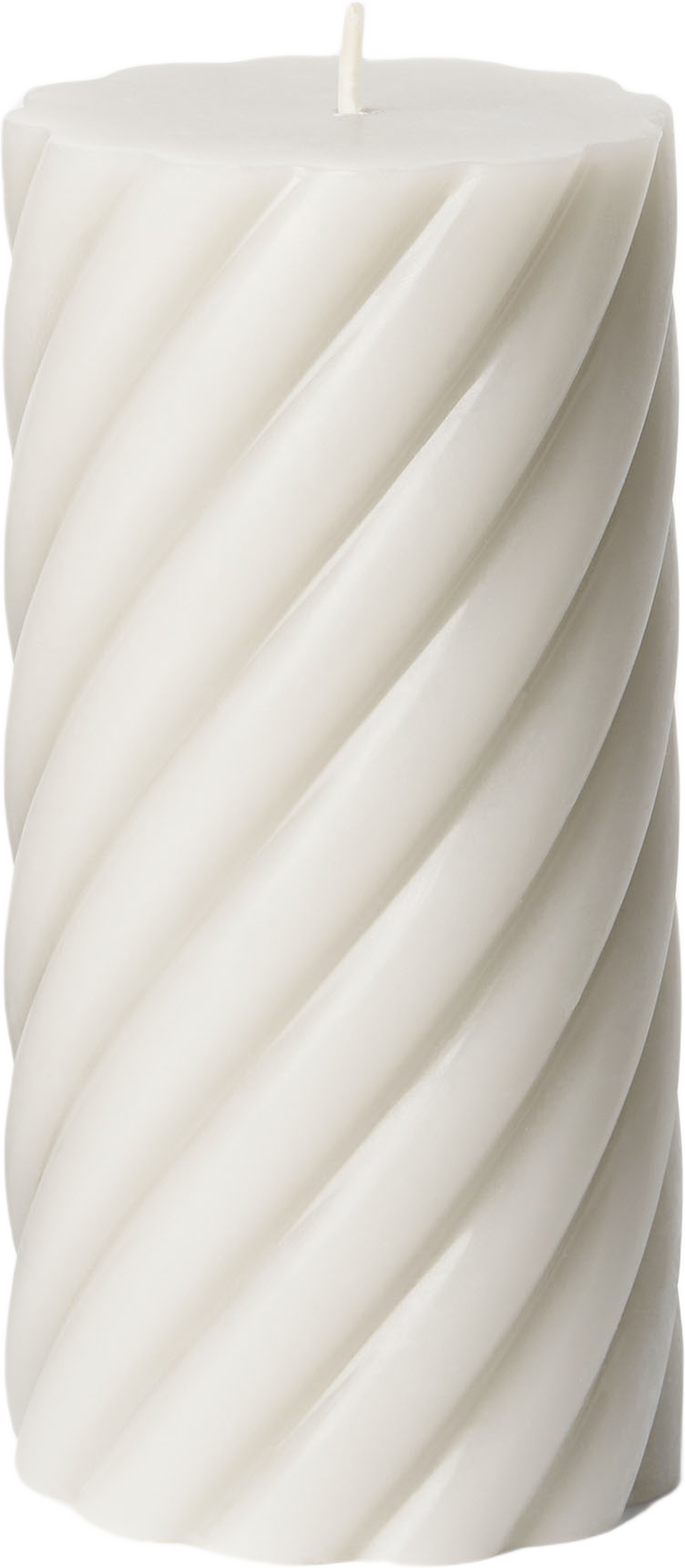 Vridet blockljus 14 cm