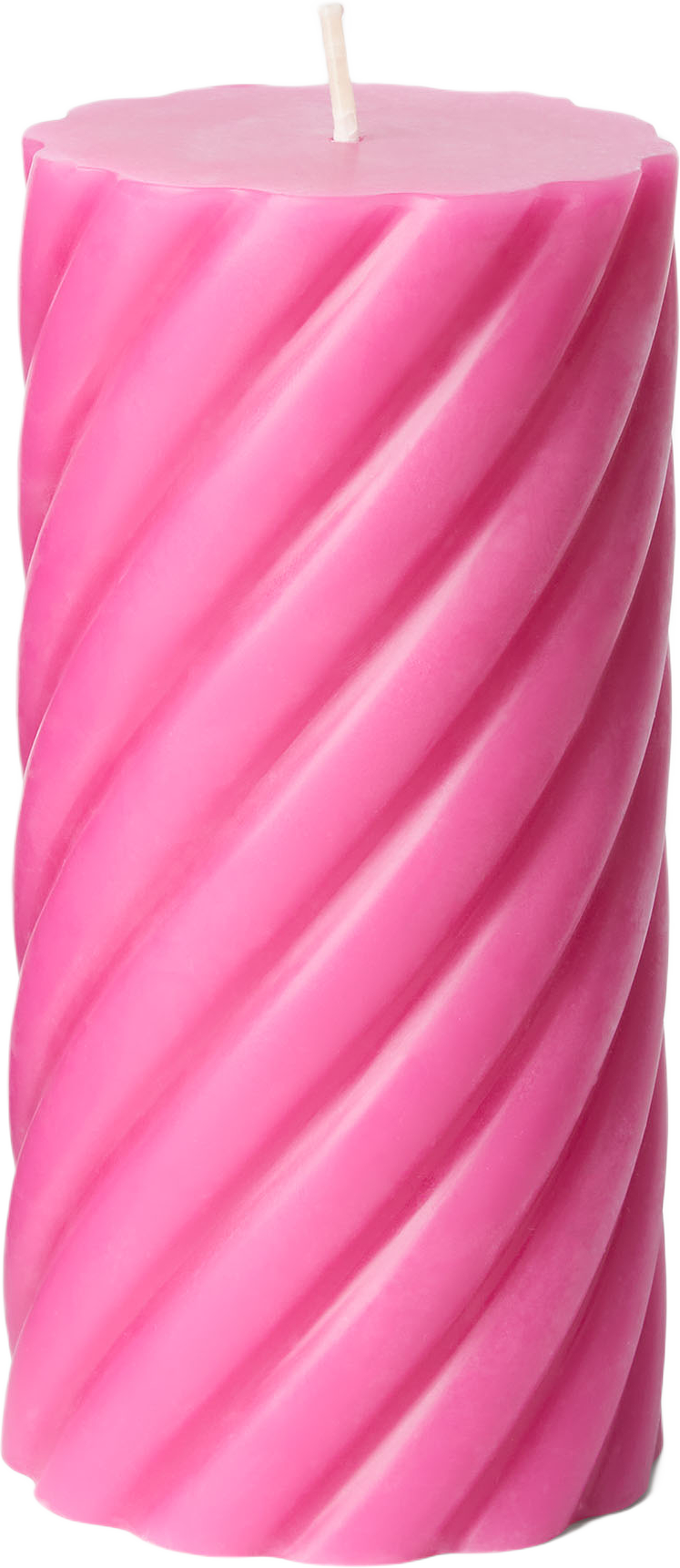 Vridet blockljus 14 cm